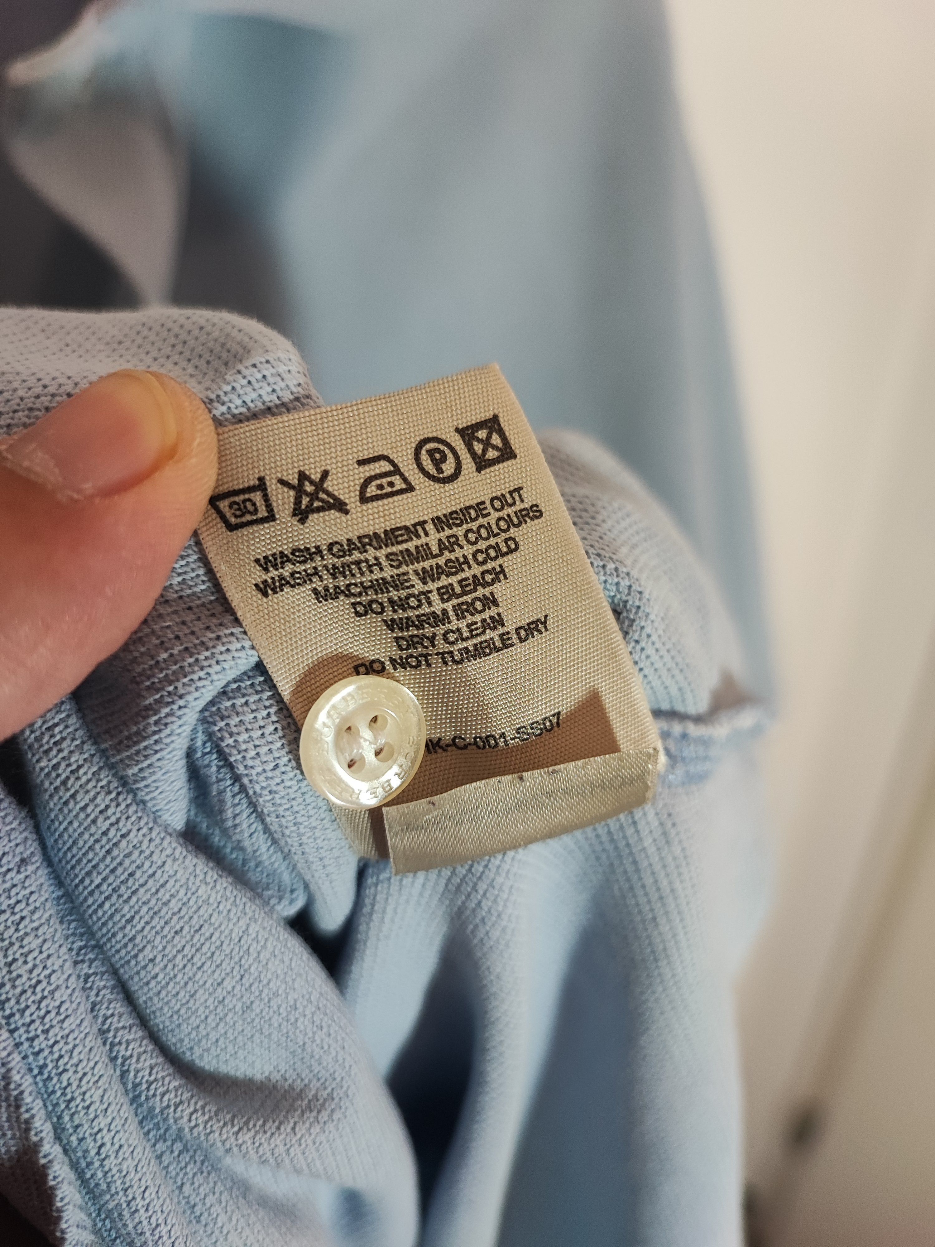 Burberry 🔥Burberry polo shirt L blue 🔥 Size US L / EU 52-54 / 3 - 7 Thumbnail