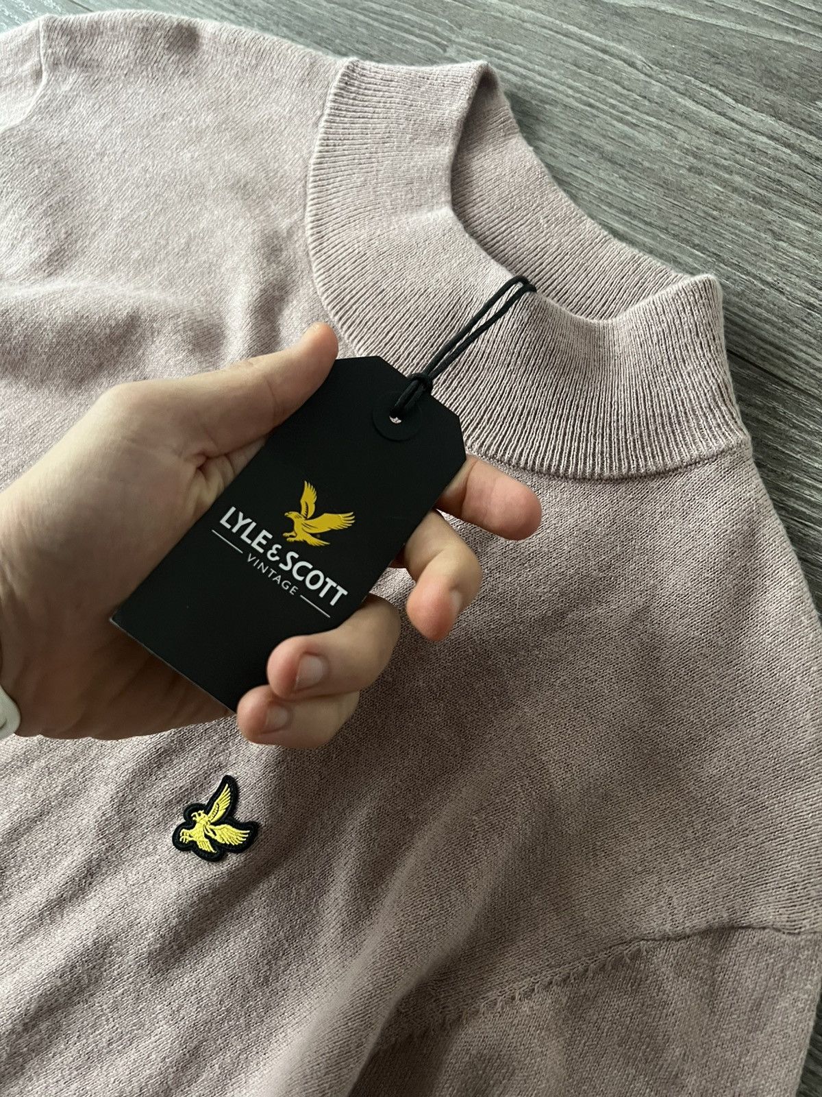 Designer × Lyle & Scott ‼️New Lyle & Scott Casual High Neck Wool Sweater‼️ Size US XL / EU 56 / 4 - 15 Thumbnail