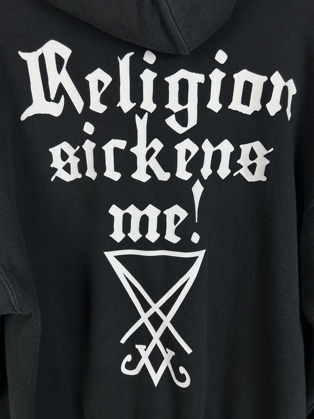 Band Tees 00s Dimmu Borgir In Sorte Diaboli Black Metal Band Hoodie XL Size US XL / EU 56 / 4 - 7 Thumbnail