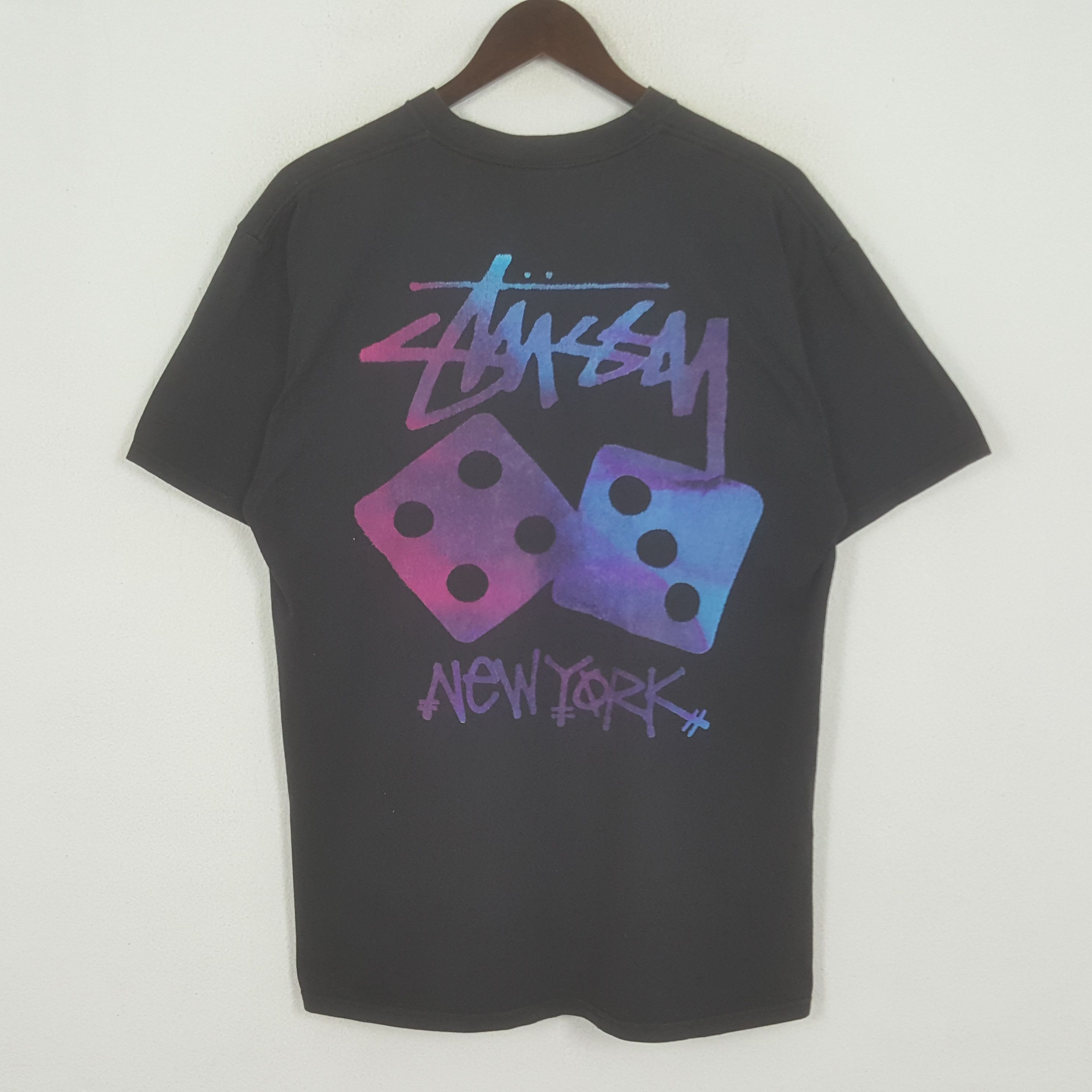 Stussy × Vintage Vintage Stussy Dice New York Tshirt Size US L / EU 52-54 / 3 - 1 Thumbnail