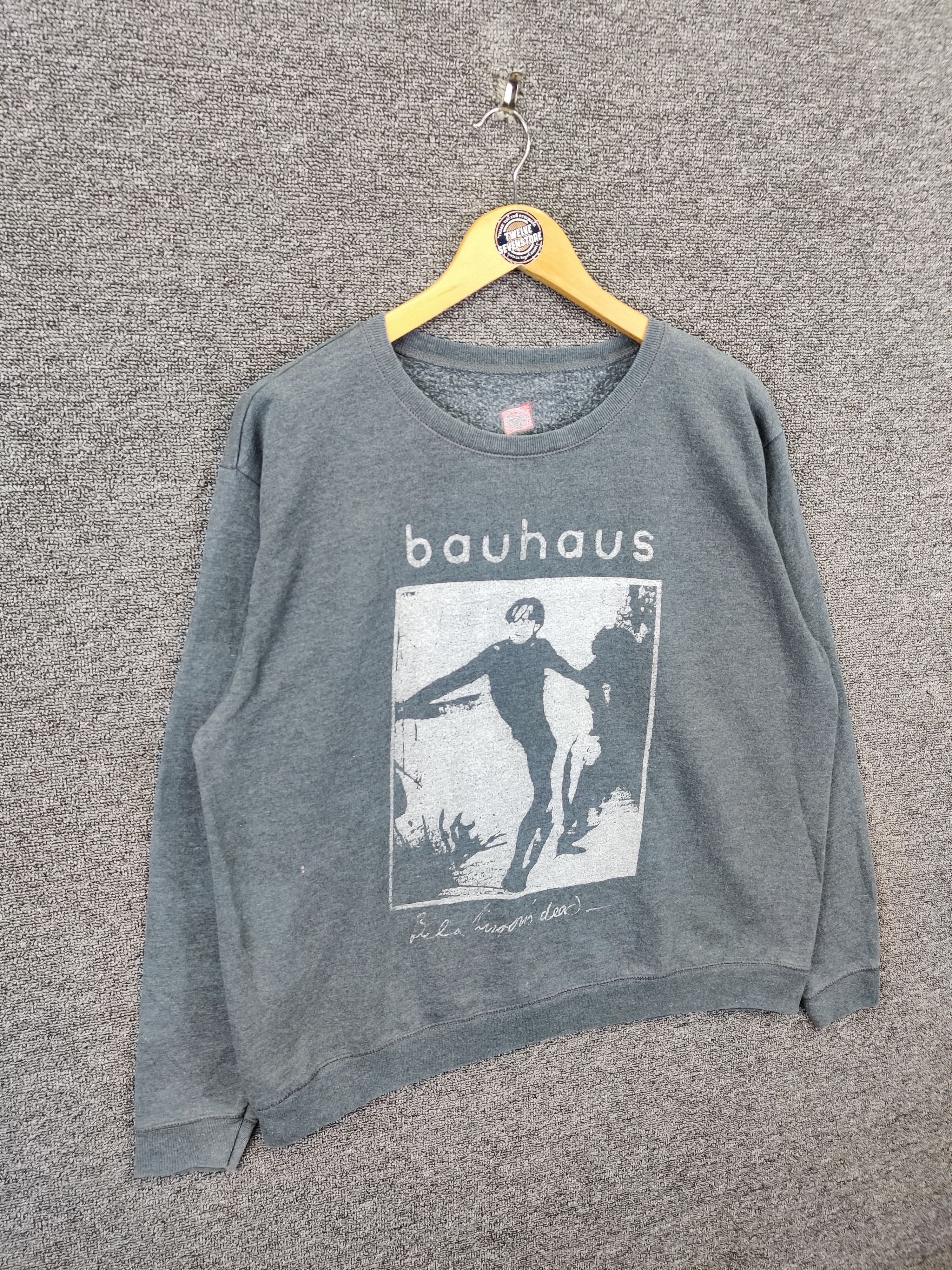 Band Tees Vintage Bauhaus Bela Lugosi's Death Goth Sweatshirt Size US XL / EU 56 / 4 - 5 Thumbnail