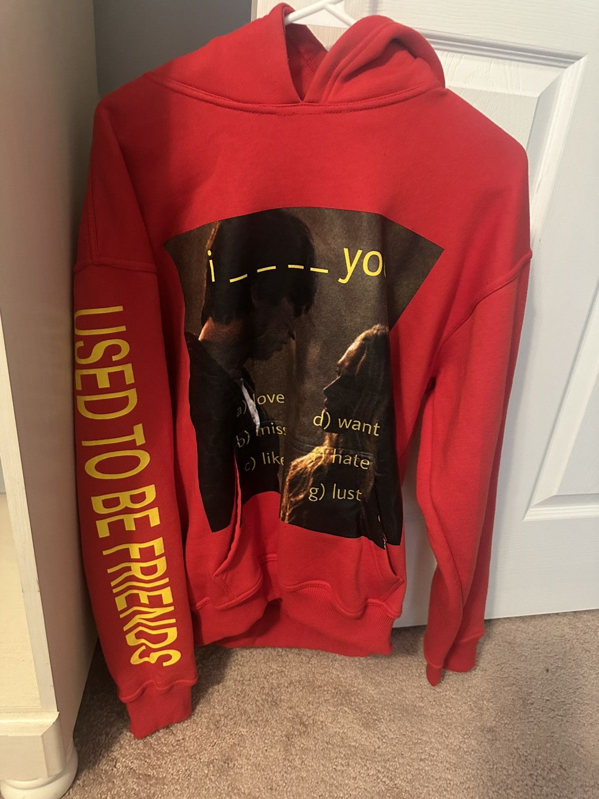 Designer UsedToBeFriends “I ____ You” Hoodie Size US M / EU 48-50 / 2 - 1 Thumbnail