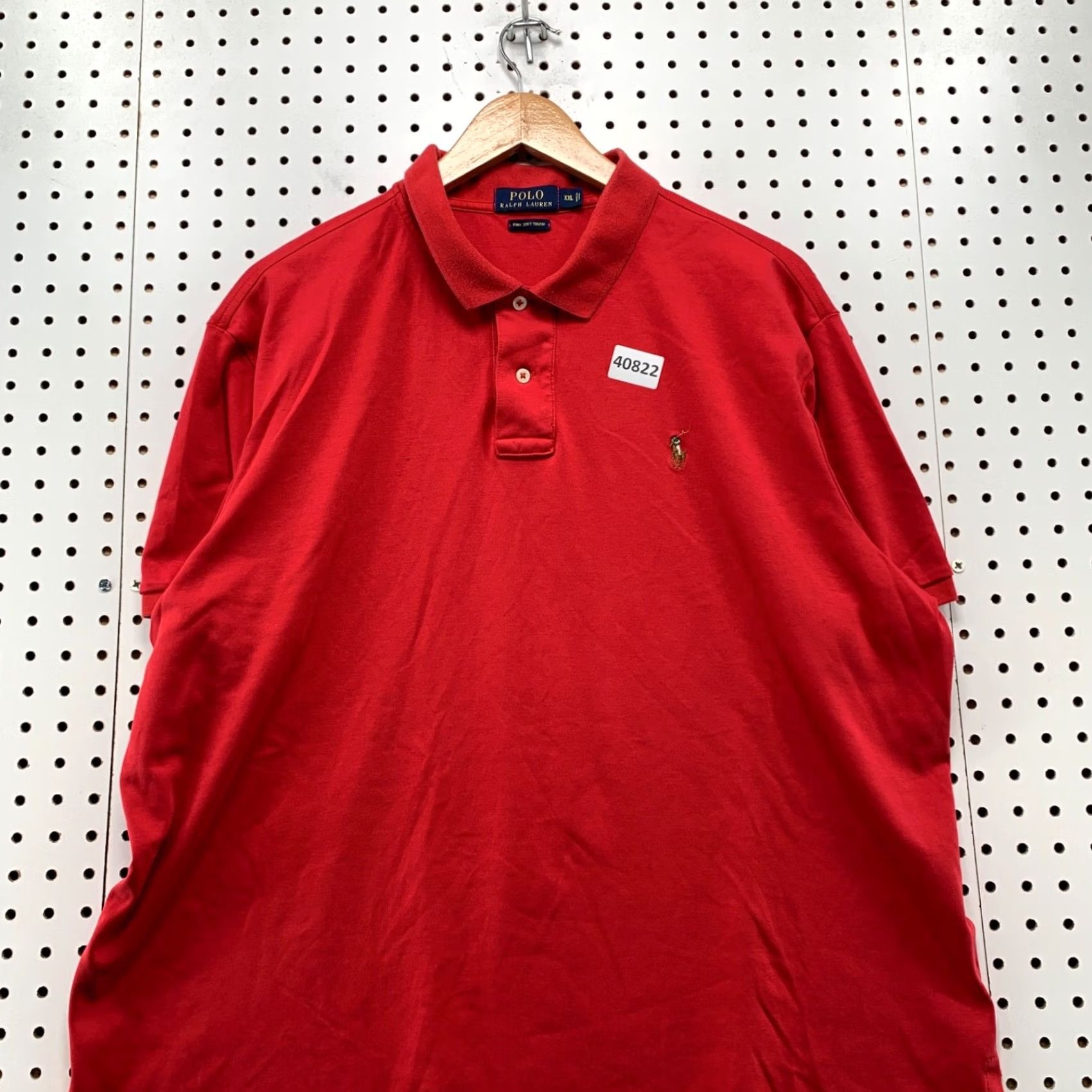 Polo Ralph Lauren Polo Ralph Lauren Collared Shirt Mens 2XL Red Pima Soft Cotton Preppy 25x28.5 Size US XXL / EU 58 / 5 - 4 Thumbnail