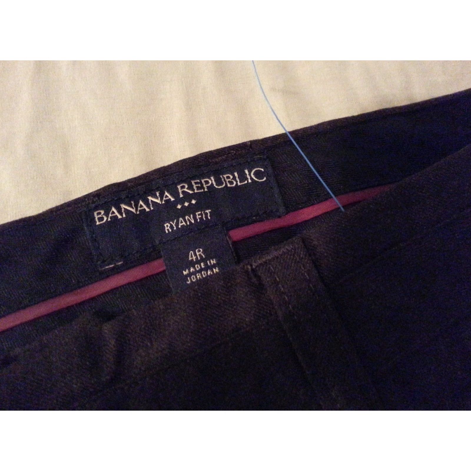 Banana Republic Banana Republic Dress Pants Womens 4R Wool Slack Chino Dress Trouser Size 27" / US 4 / IT 40 - 3 Thumbnail