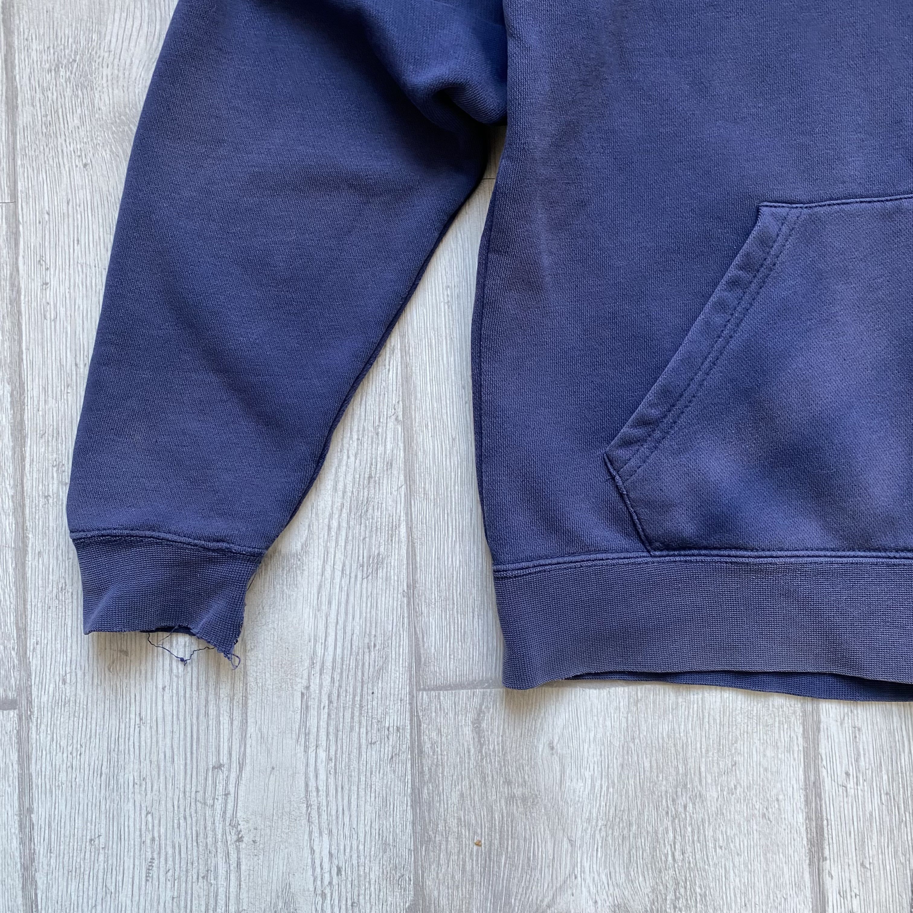 Russell Athletic 🦏 Vintage 90s Thrashed Blank Zip Hoodie Y2K Russell Style Size US M / EU 48-50 / 2 - 5 Thumbnail