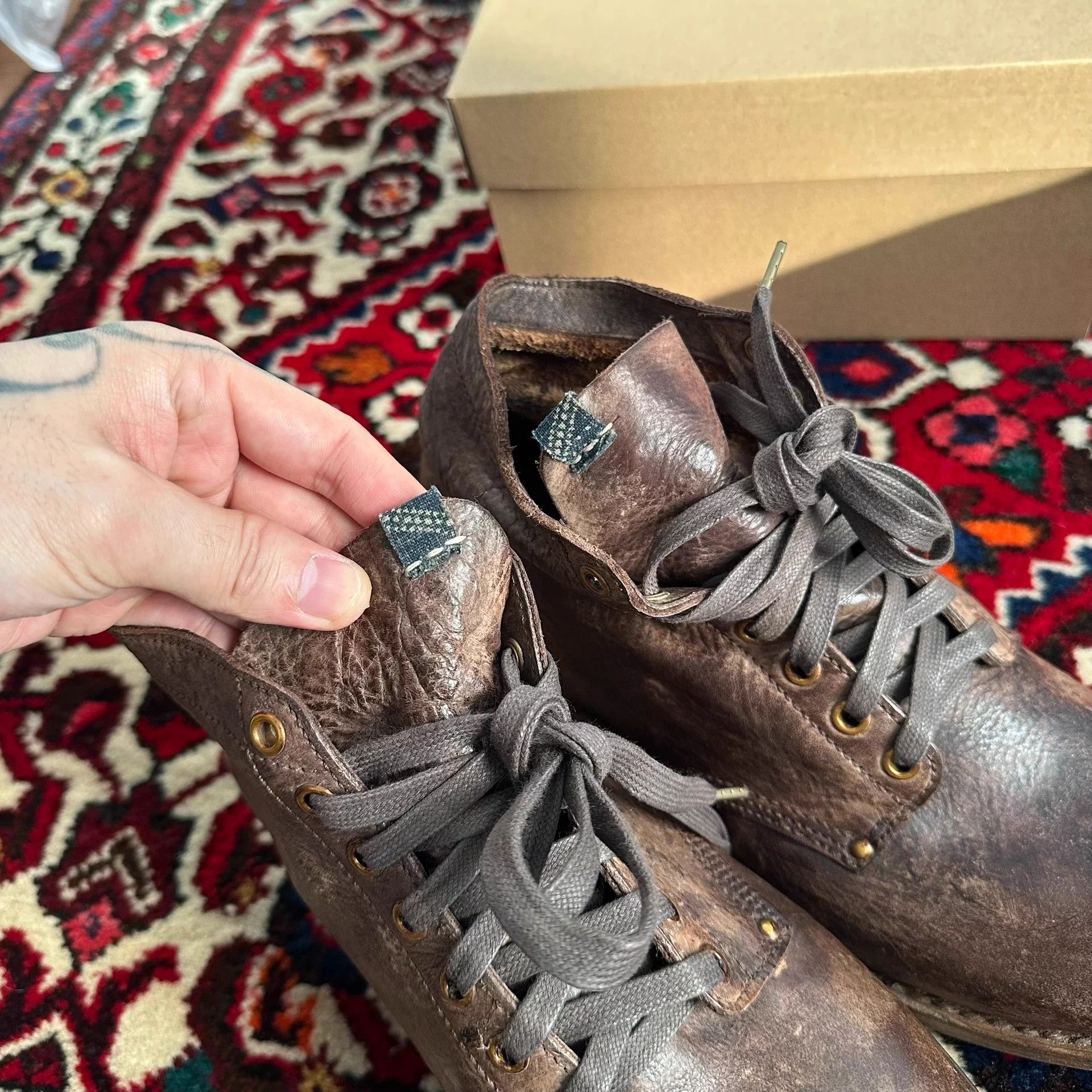 Visvim VISVIM 24SS ICT BRIGADIER BOOTS M10.5 Mud-dyed boots Size US 10 / EU 43 - 9 Thumbnail