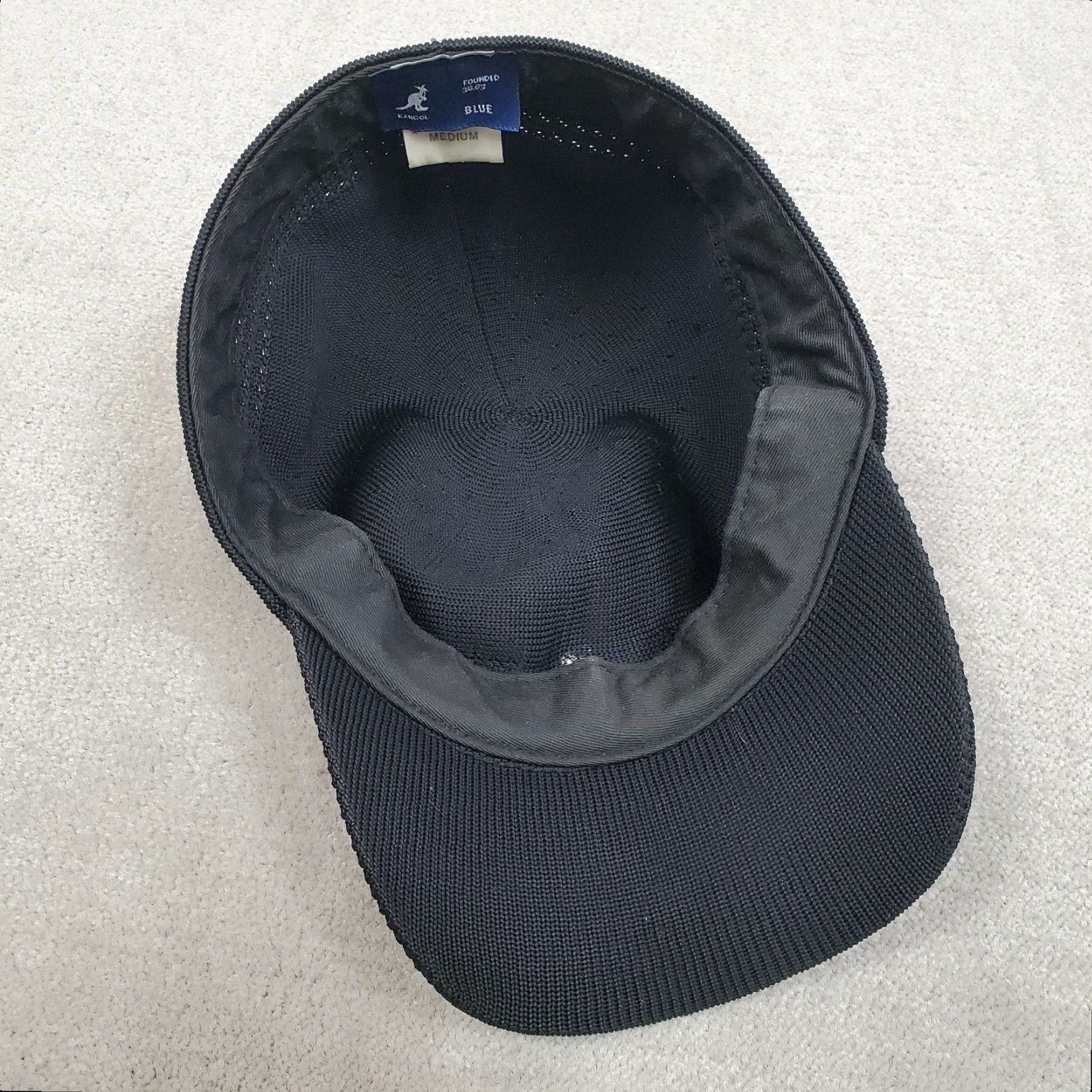 Kangol Kangol Hat Cap Mens M Black Breathable Casual Woven Logo Outdoors Adult Baseball Cap Men Size ONE SIZE - 6 Thumbnail