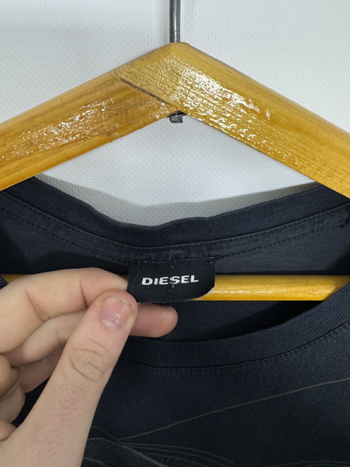 Diesel Vintage Big logo Y2K Diesel T-shirt Rare Size US L / EU 52-54 / 3 - 8 Thumbnail