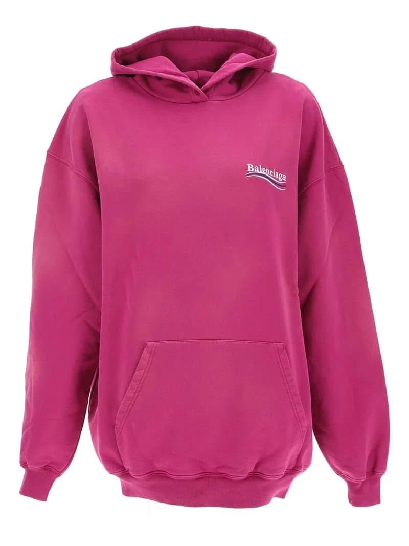 Balenciaga Logo hoodie Size US M / EU 48-50 / 2 - 5 Thumbnail