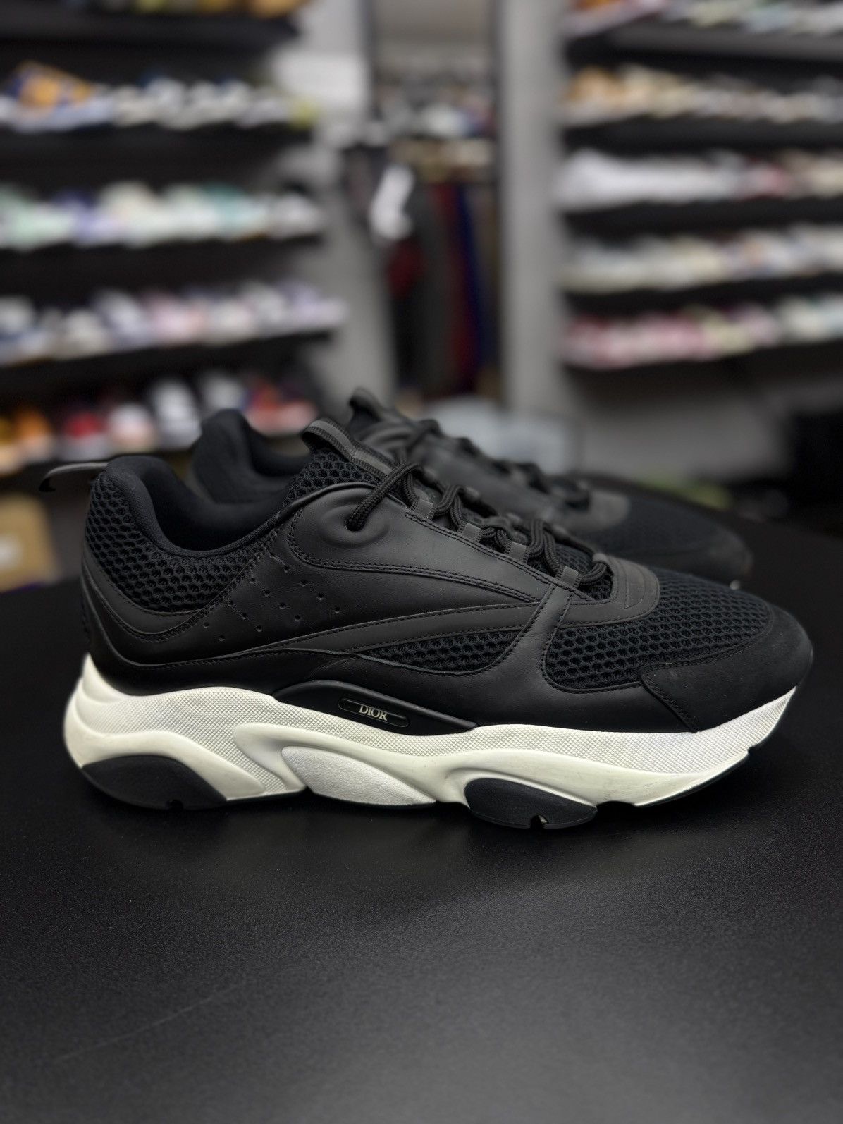 Dior Black White B22 Size 47EU/14US $1200 Discontinued