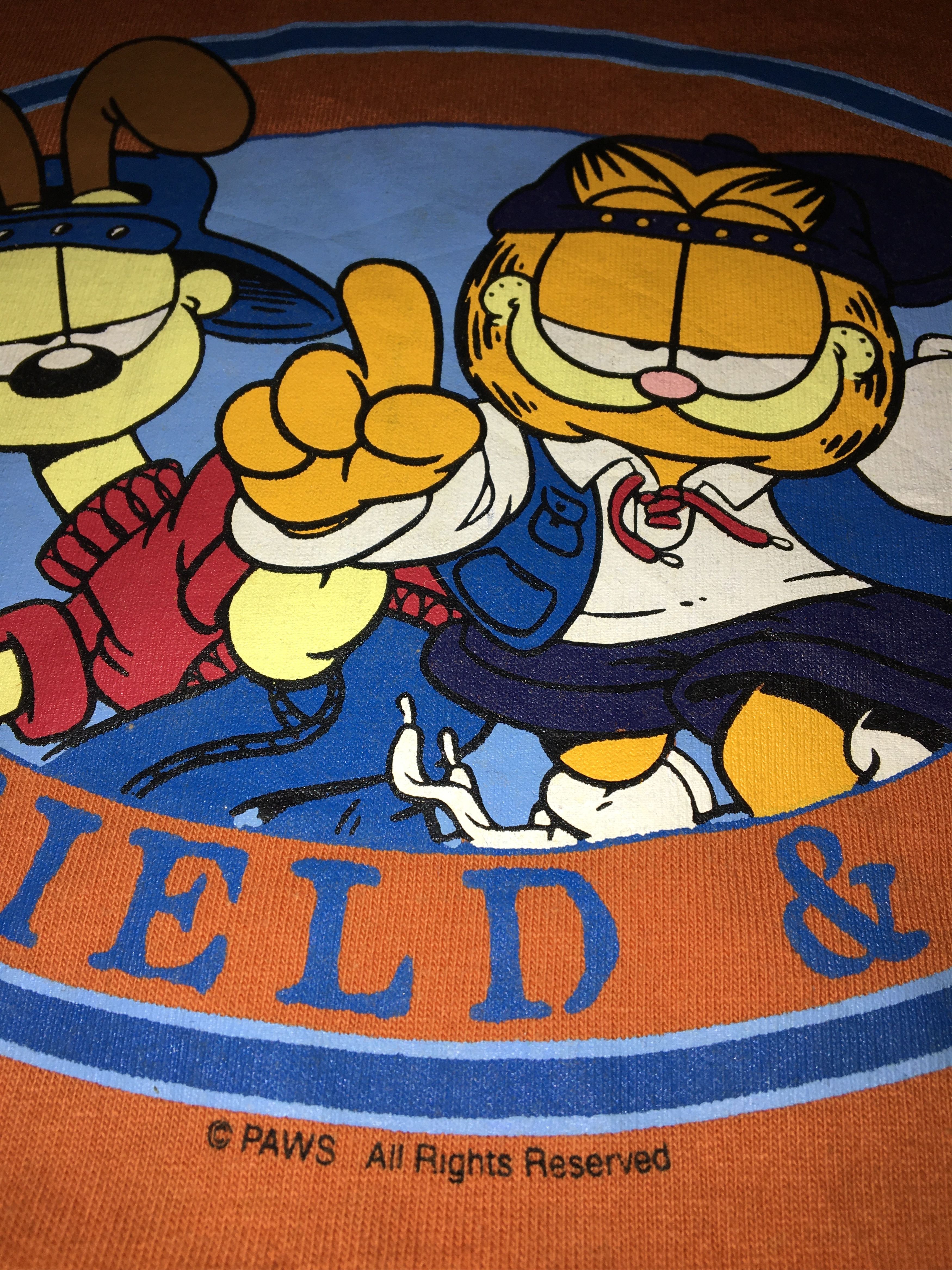 Vintage Vintage GARFIELD PAWS Tshirt Size US L / EU 52-54 / 3 - 3 Thumbnail