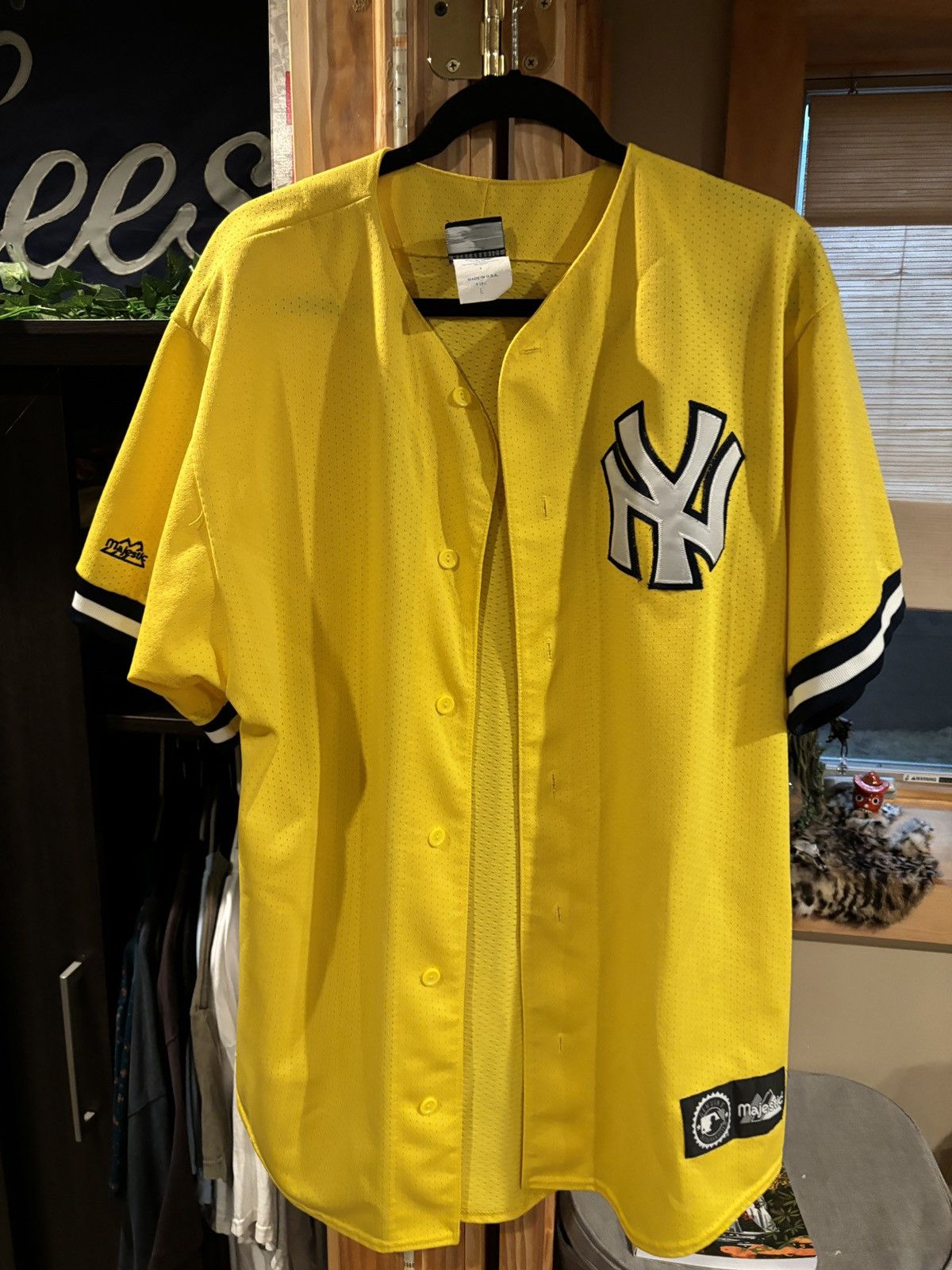Majestic New York Yankees - Retro Jersey Size US L / EU 52-54 / 3 - 1 Thumbnail