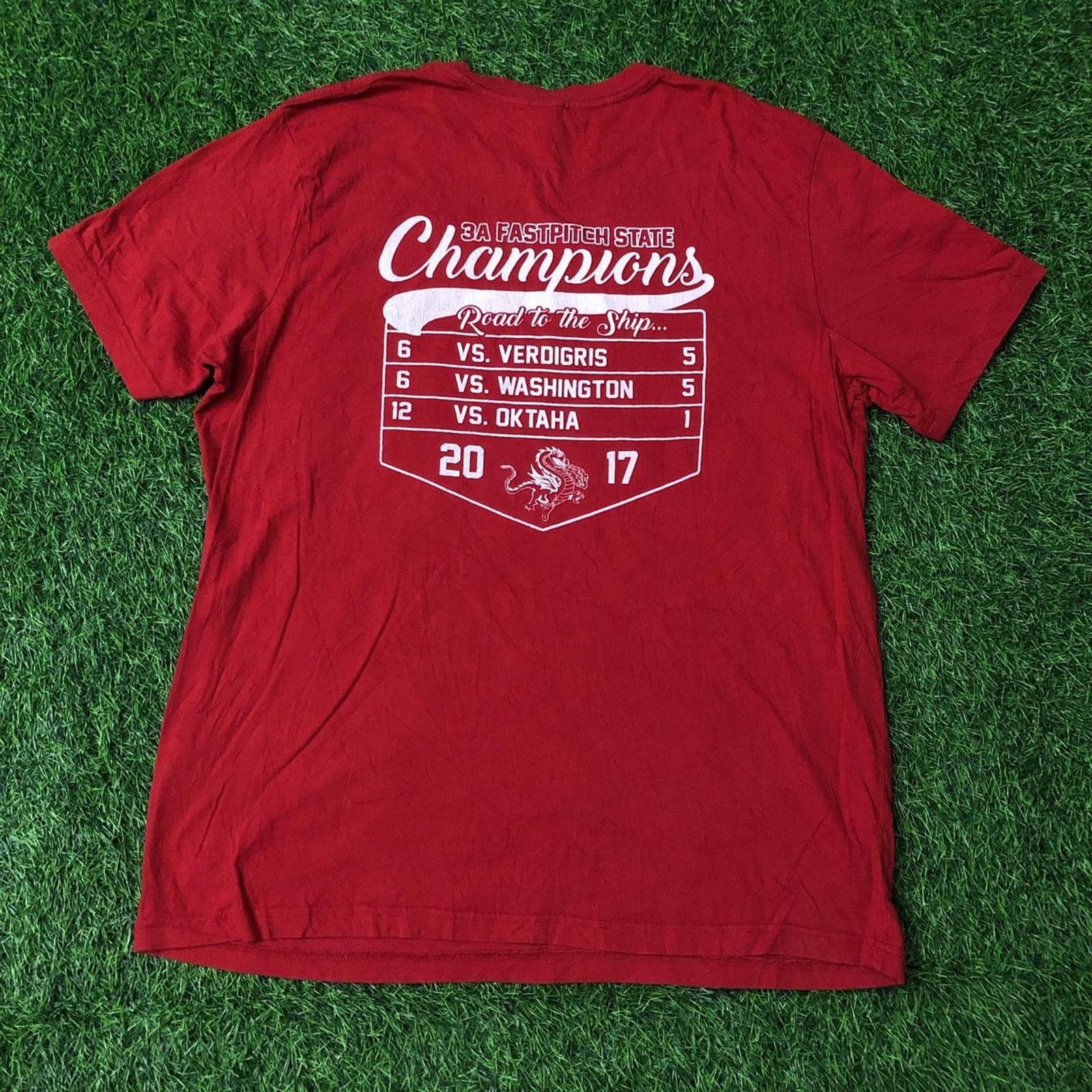 Other Purcell Lady Dragons Softball State Champions Graphic Tee Size US XL / EU 56 / 4 - 2 Thumbnail