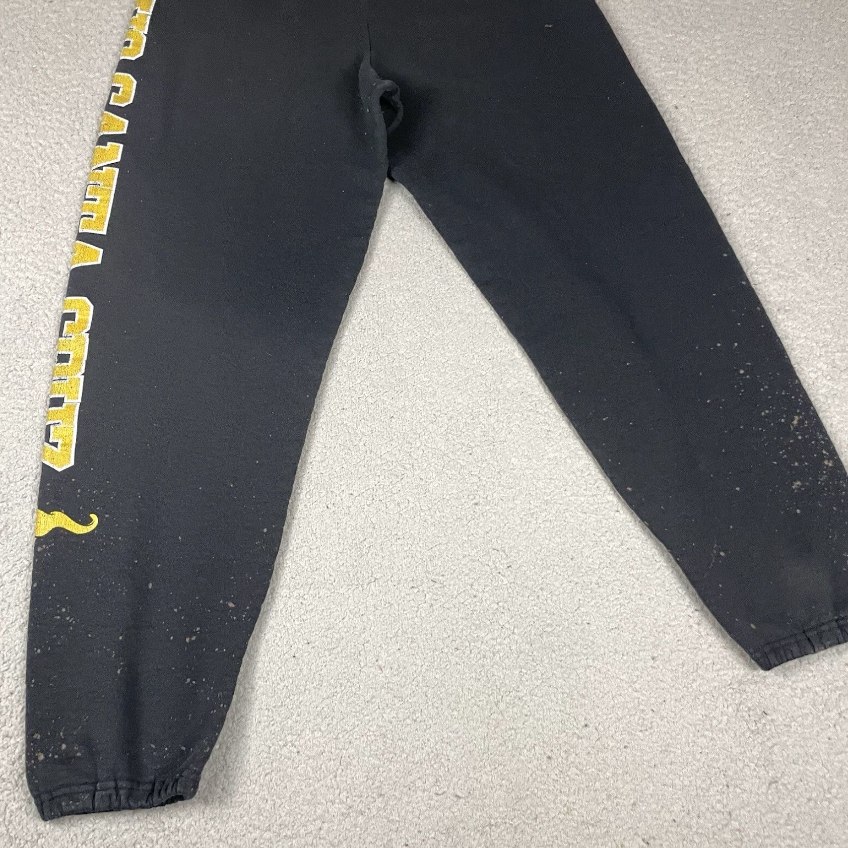 Jerzees VINTAGE UC SANTA CRUZ Slugs Sweatpants Men S Black College Athletic JERZEES Pattern Logo Size US 29 - 3 Thumbnail