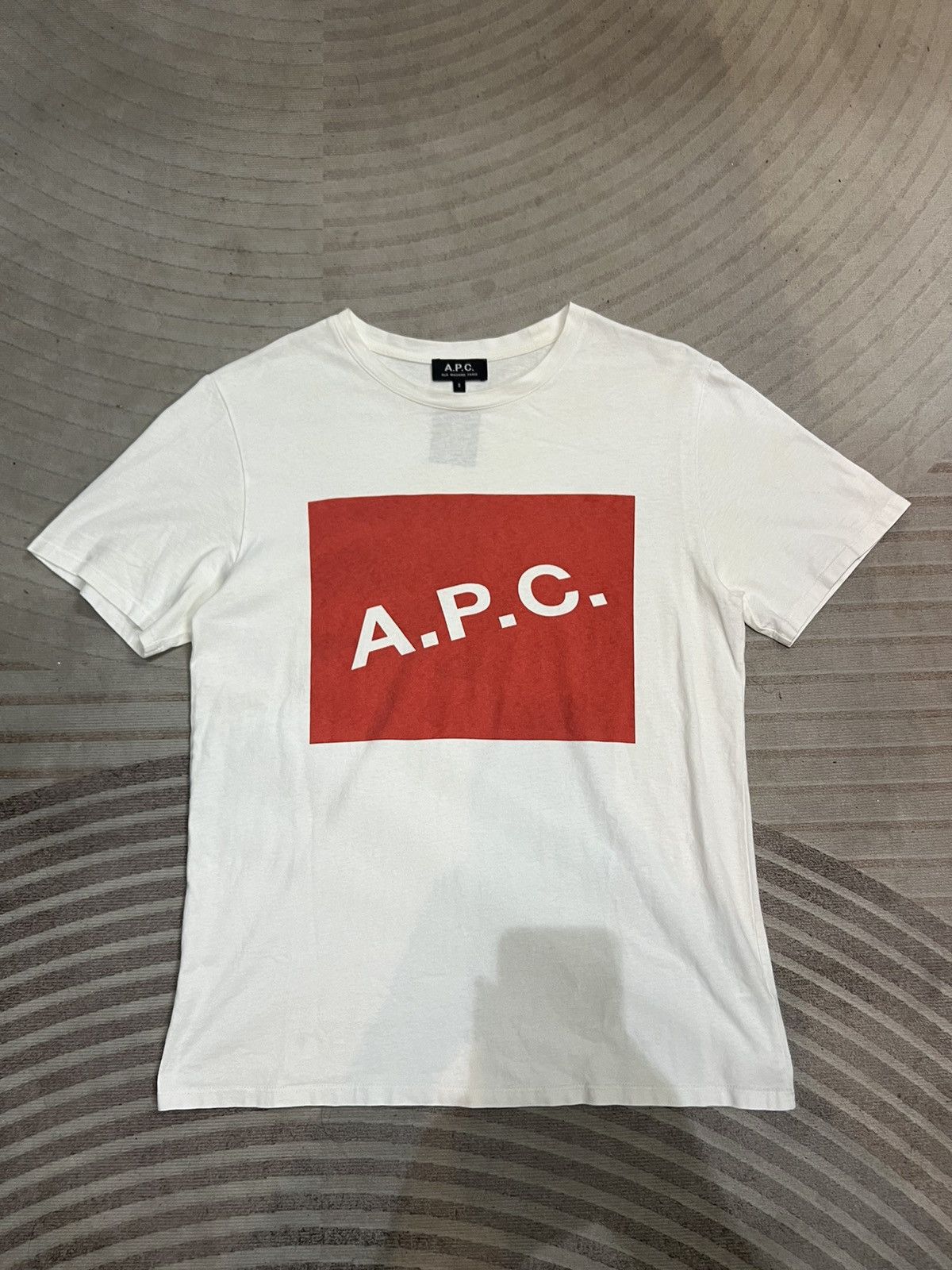A.P.C. × Vintage APC BIG LOGO RARE Y2K TEE Size US S / EU 44-46 / 1 - 1 Thumbnail