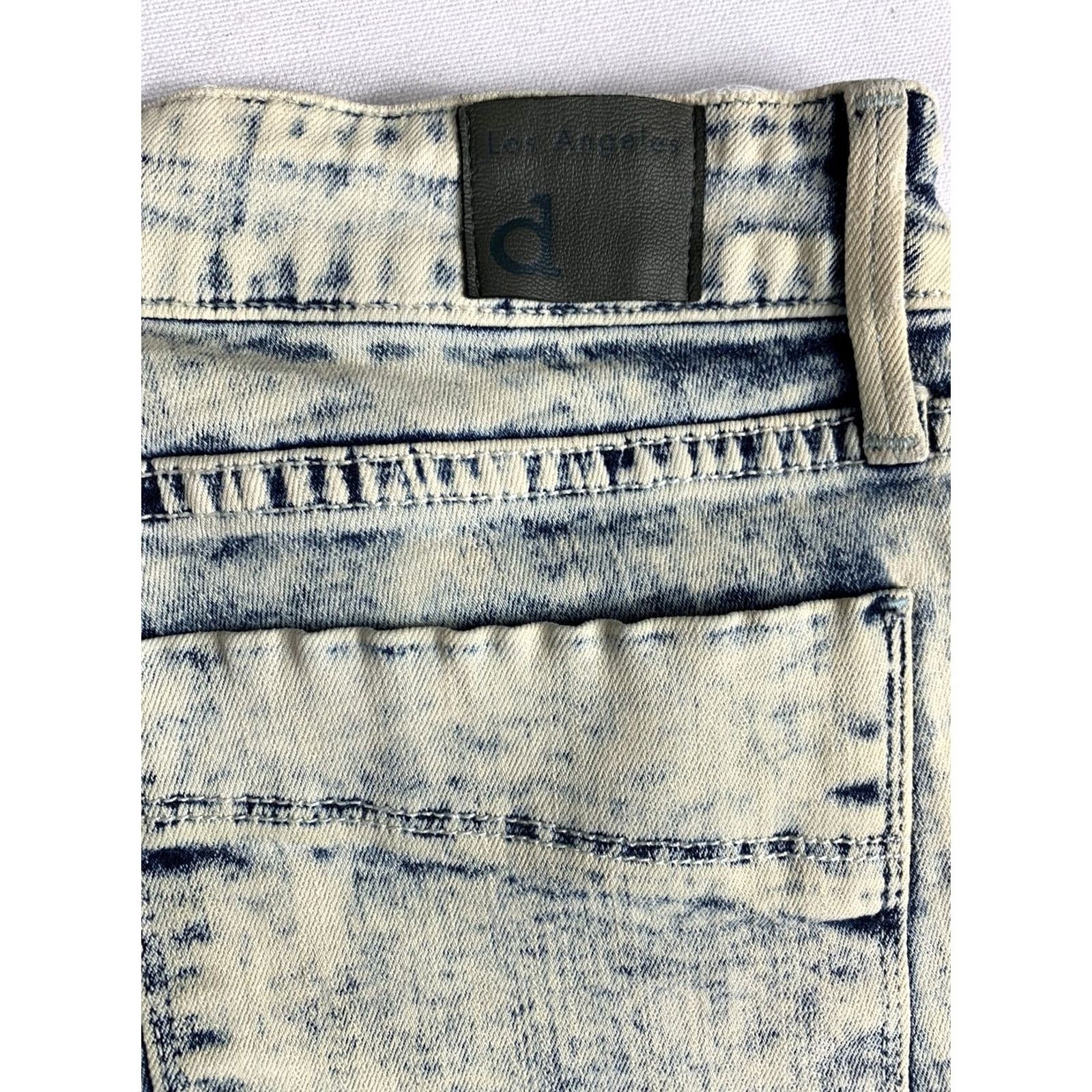 Vintage Denimocracy Skinny Jeans Womens Size 30 Blue Acid Wash 30x30 Size 30" / US 8 / IT 44 - 6 Thumbnail