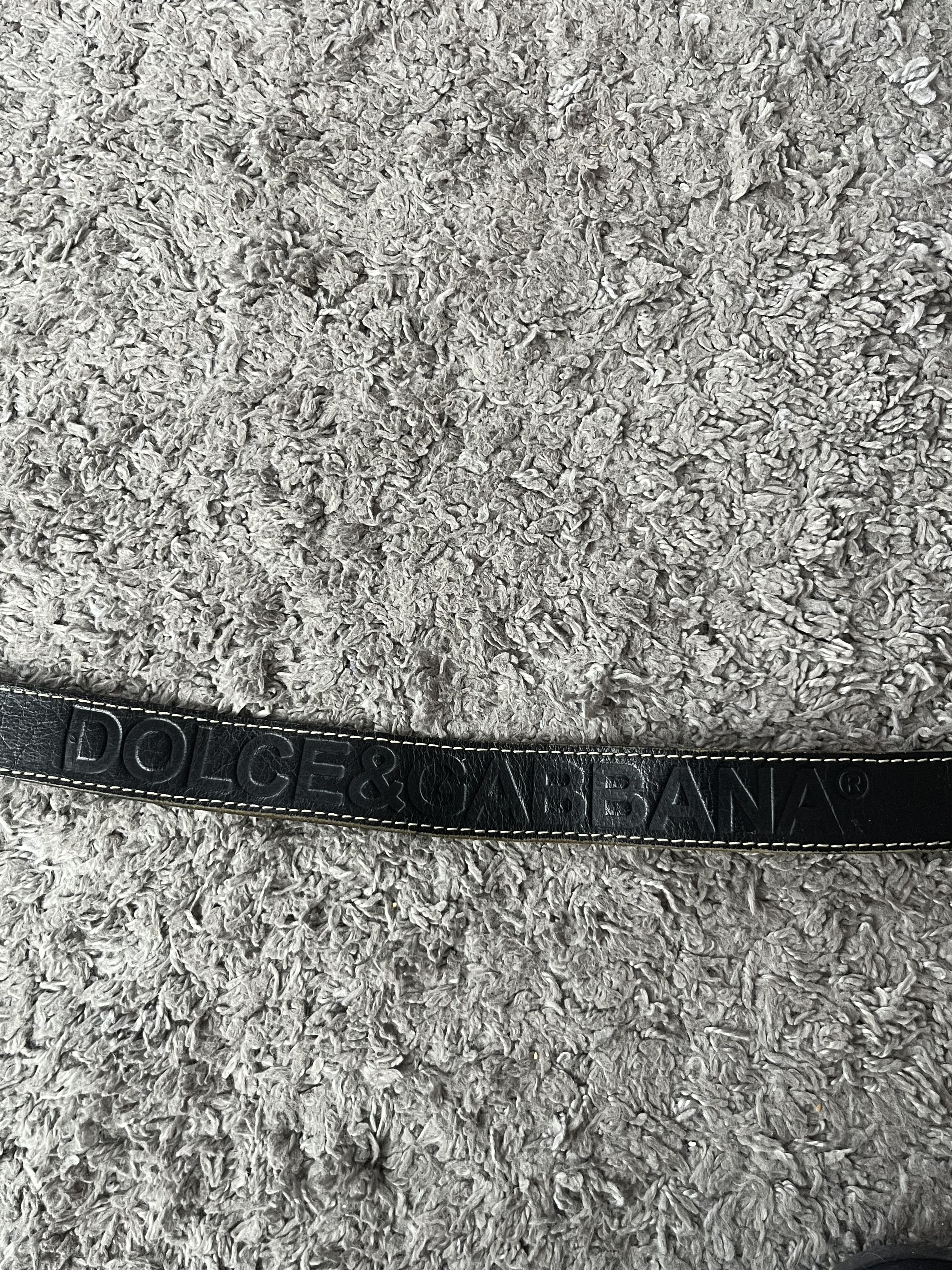 Dolce & Gabbana Vintage Leather Belt Dolce&Gabbana Very Rare Y2K Style Size ONE SIZE - 5 Thumbnail