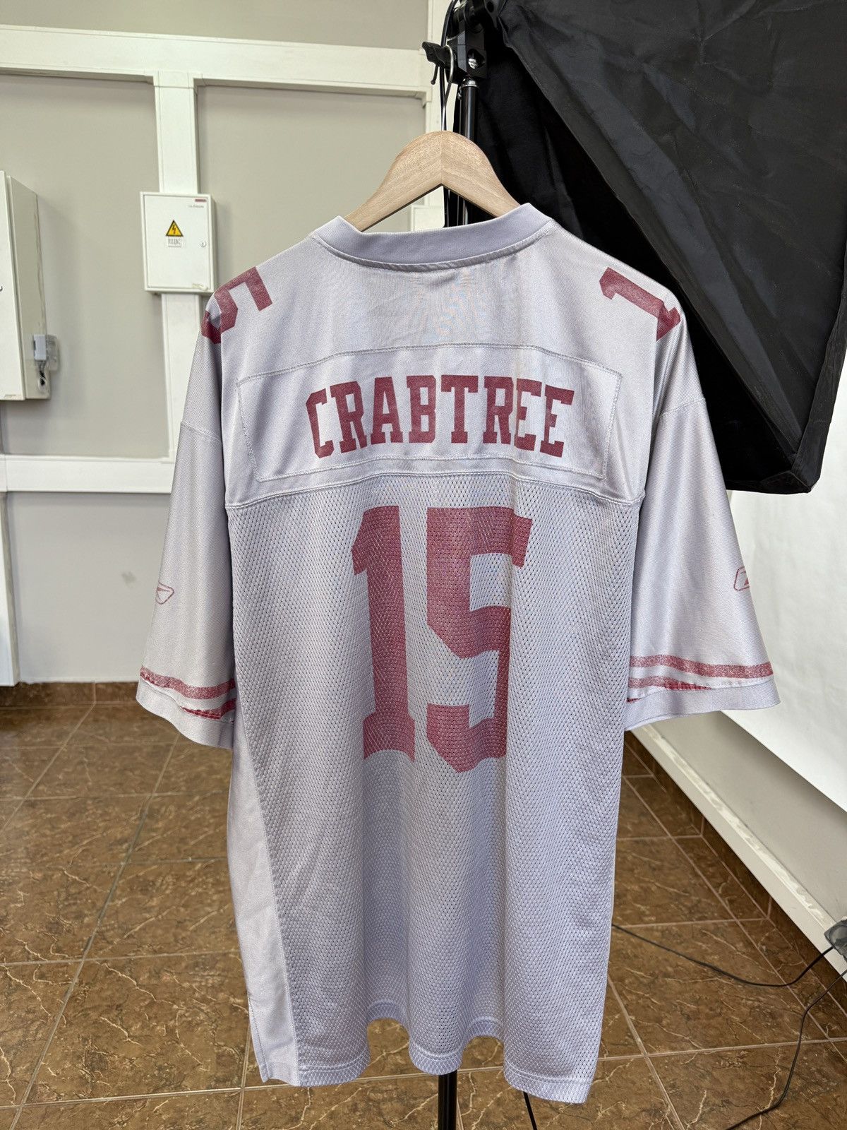 Reebok 🇺🇸 Vtg Reebok Michael Crabtree San Francisco 49ERS Football Size US XL / EU 56 / 4 - 1 Thumbnail
