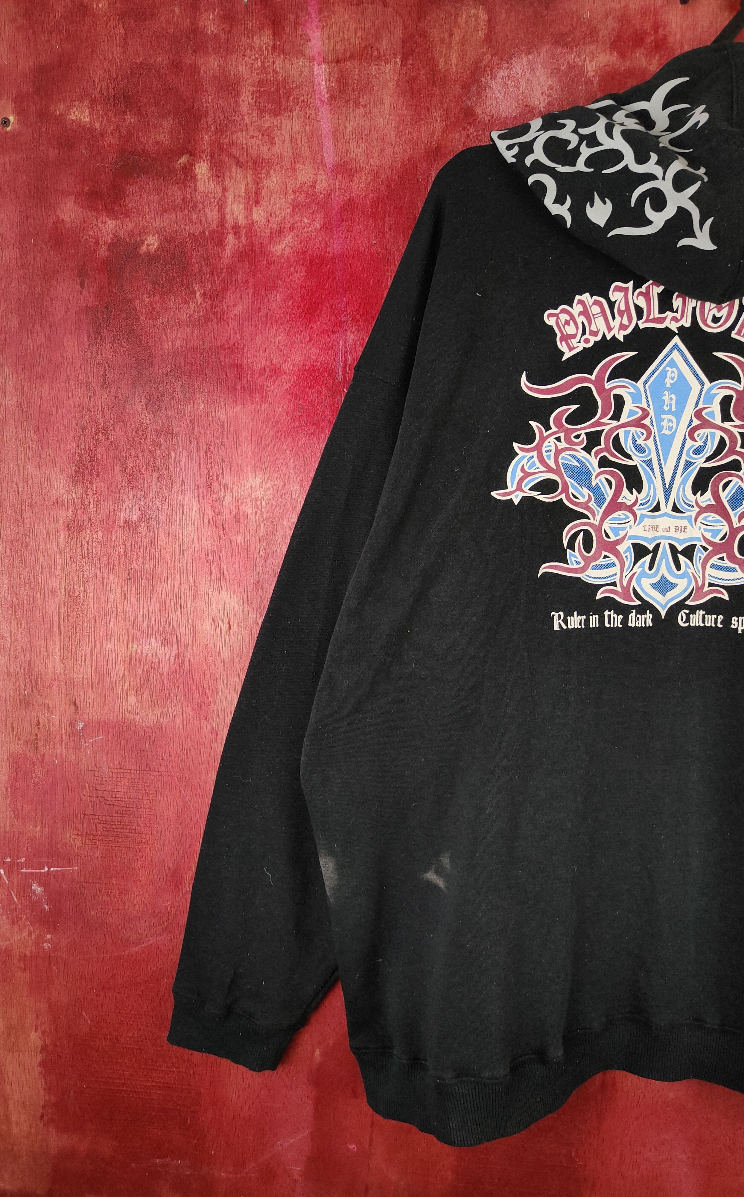 Japanese Brand Tesoro Mio Black Hoodie Sweatshirts #S2133 Size US XXL / EU 58 / 5 - 3 Thumbnail