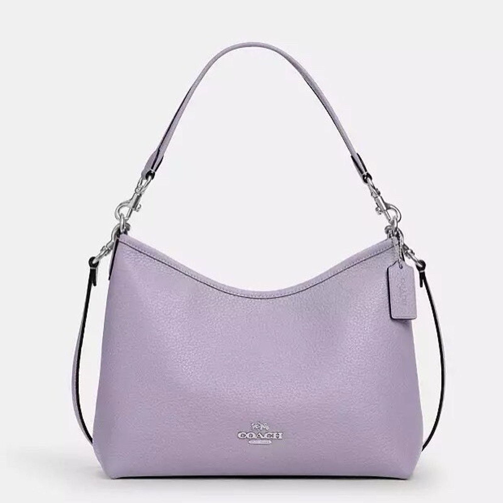 Coach NWT Coach Laurel Shoulder Bag CR148 Leather Silver/Lilac Size ONE SIZE - 7 Thumbnail