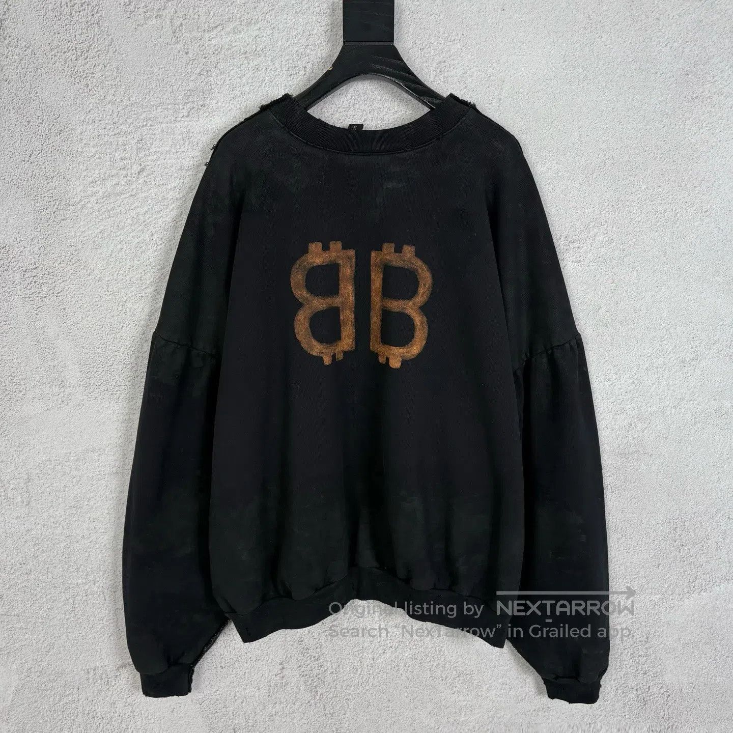 Balenciaga Balenciaga Bitcoin Night Scene Logo Printed Round Neck Loo Size US XS / EU 42 / 0 - 2 Thumbnail