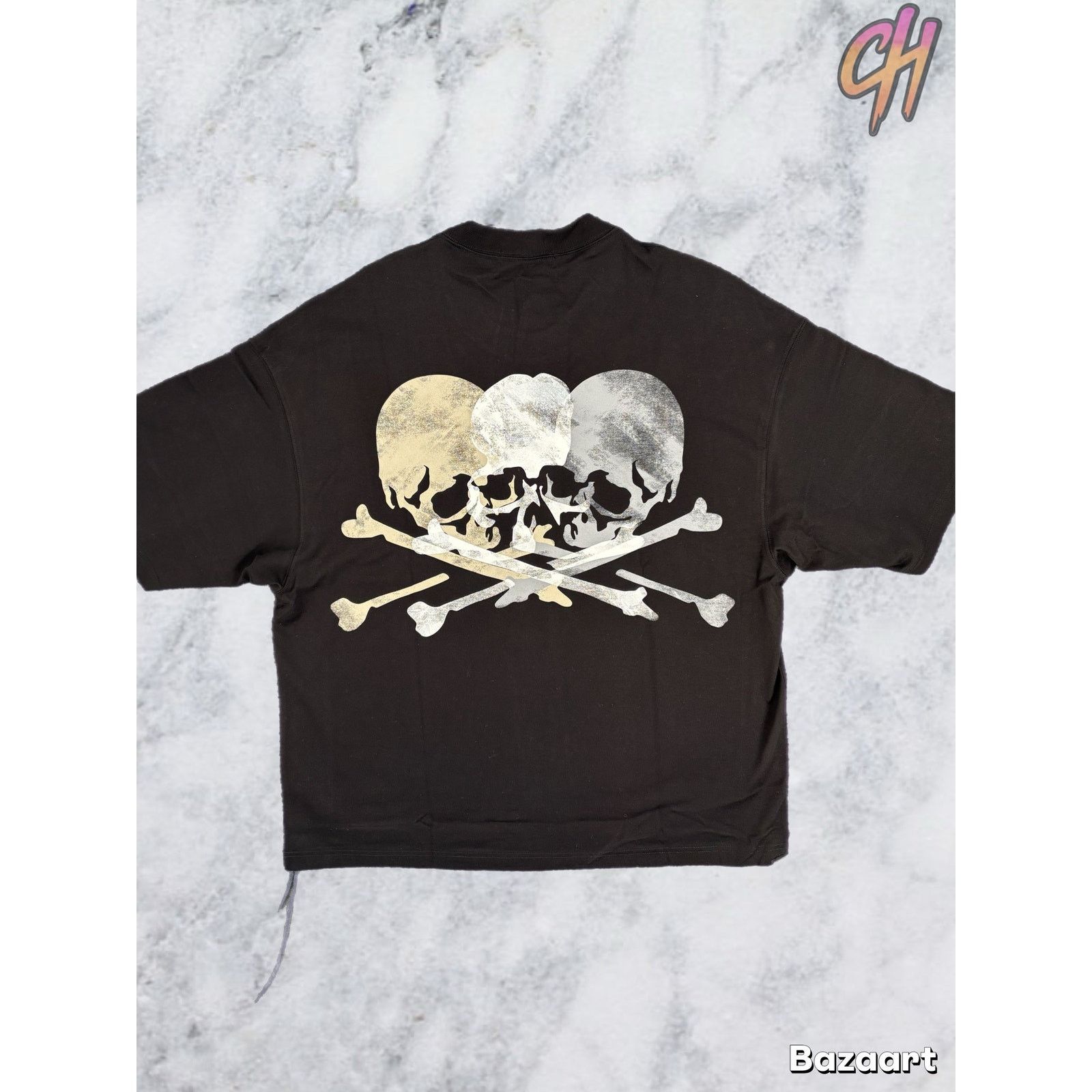 Mastermind Japan Mastermind World Boxy Faded Logo Black T-Shirt Size Medium Size US M / EU 48-50 / 2 - 1 Thumbnail