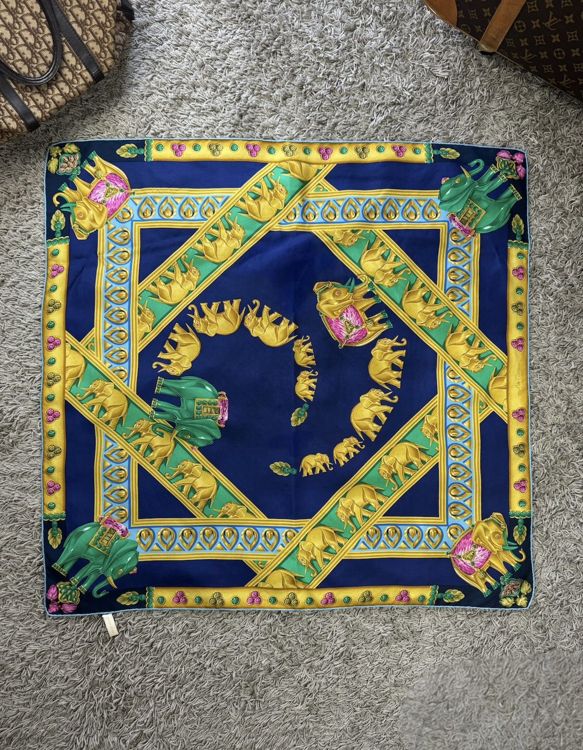 Cartier × Vintage Vintage Cartier silk scarf original luxury rare item Size ONE SIZE - 1 Thumbnail
