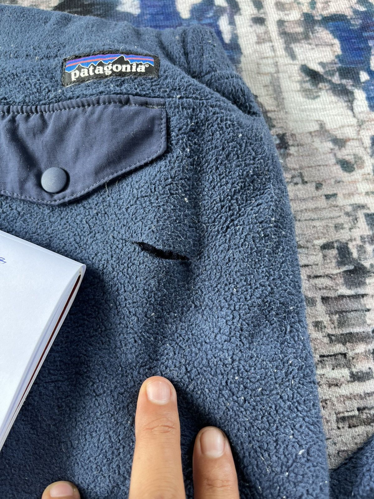 Patagonia × Vintage Vintage Patagonia Distressed fleece sweatpants Size US 32 / EU 48 - 11 Thumbnail
