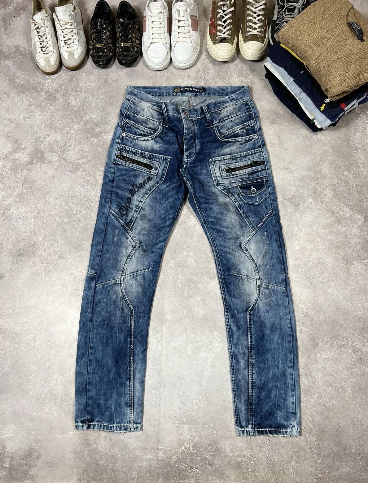 Other Vintage Cipo Bax Distressed Japanese Jenya Watanabe Style Size US 34 / EU 50 - 1 Thumbnail