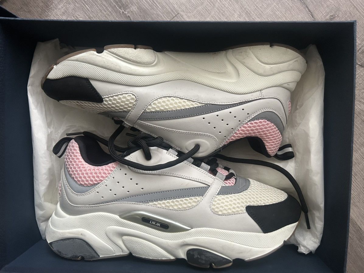 Dior Dior B22 Mesh Sneakers Pink/Grey (Size 43) Size US 10 / EU 43 - 3 Thumbnail