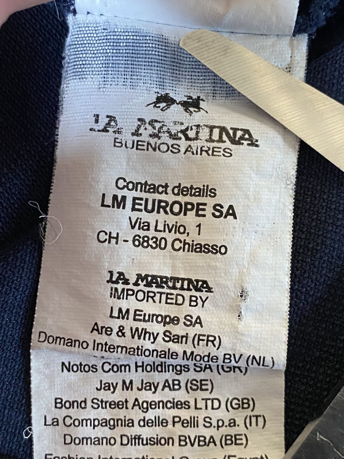 La Martina La Martina Portofino Polo T-Shirt Size L Men’s Short Sleeve Size US L / EU 52-54 / 3 - 13 Thumbnail