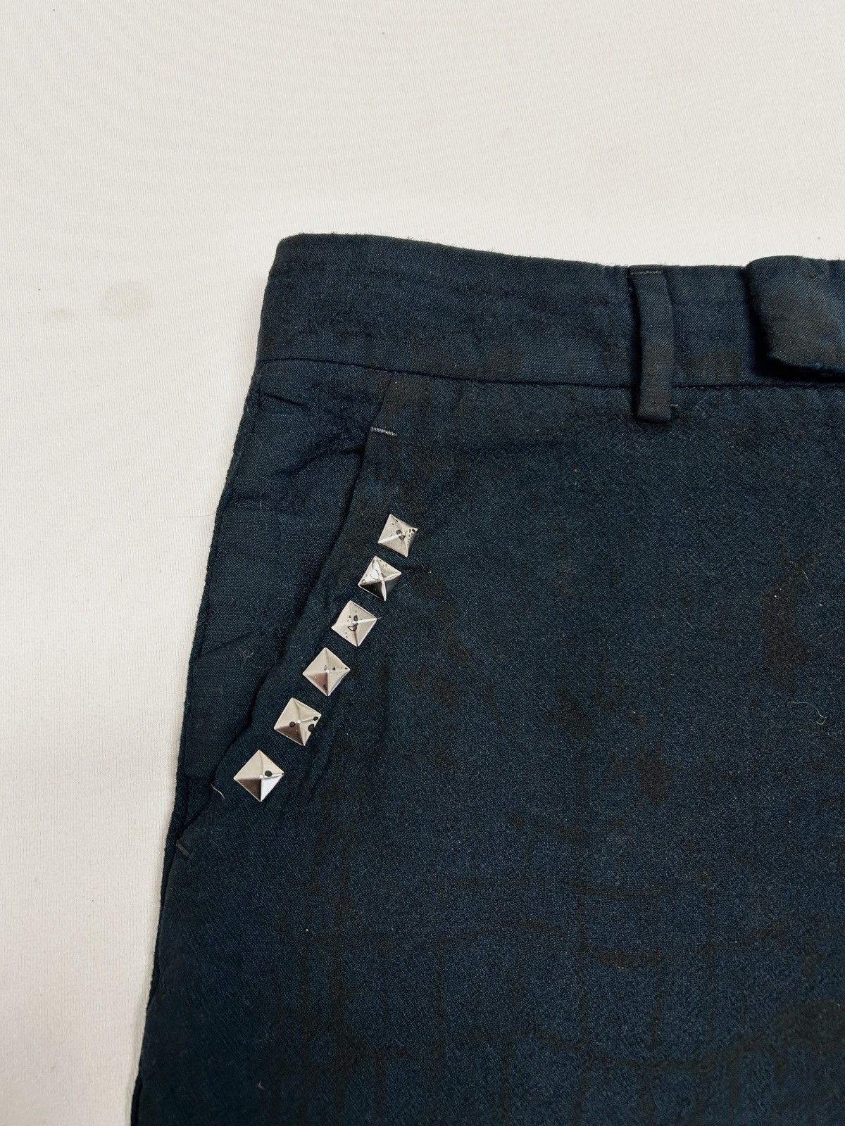 Gucci FW2016 Uniform Studded Wool Mohair Trousers Size US 28 / EU 44 - 3 Thumbnail