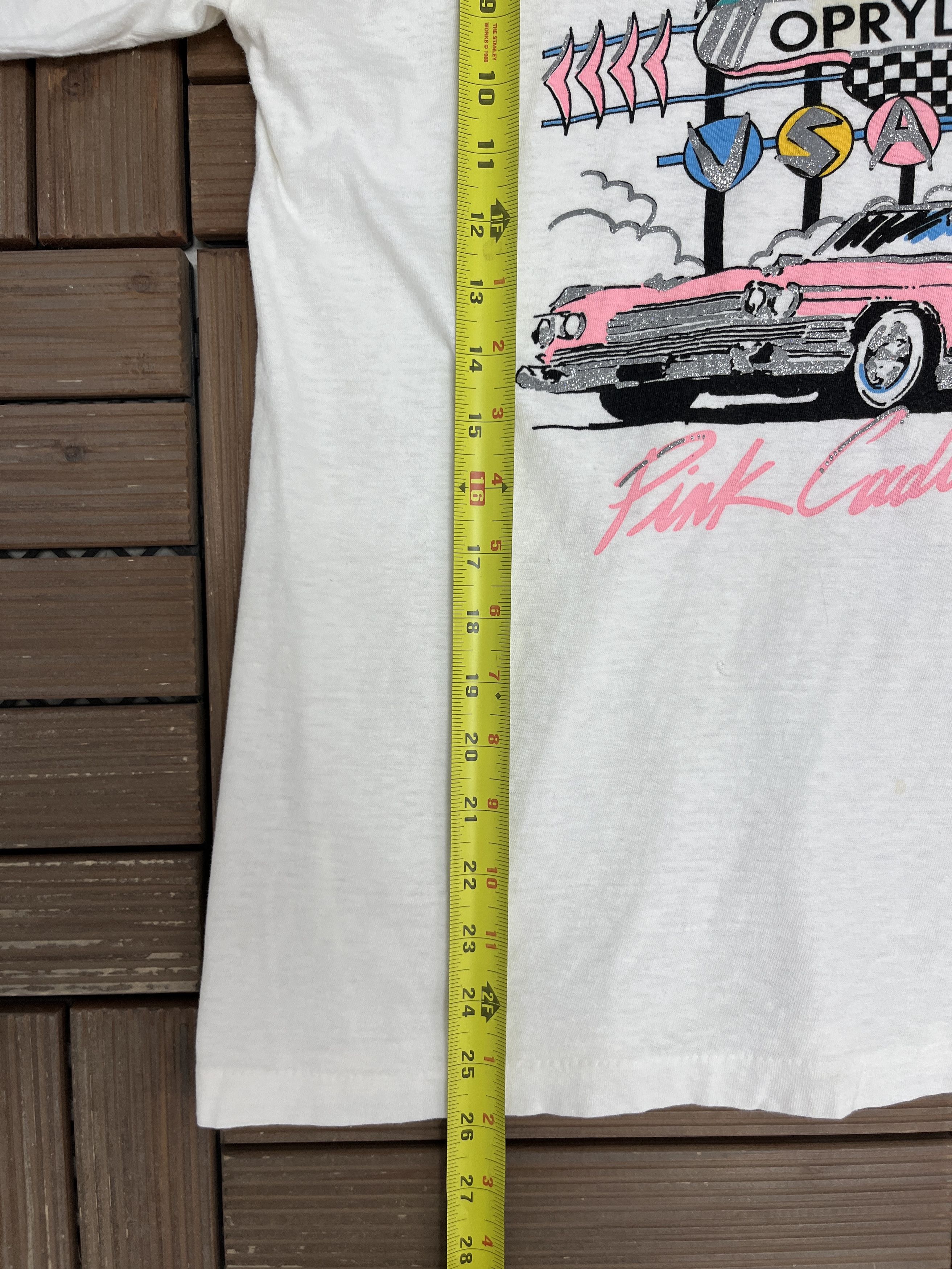 Vintage Pink Cadillac Opryland Vintage White T-Shirt Tee Size US L / EU 52-54 / 3 - 8 Thumbnail