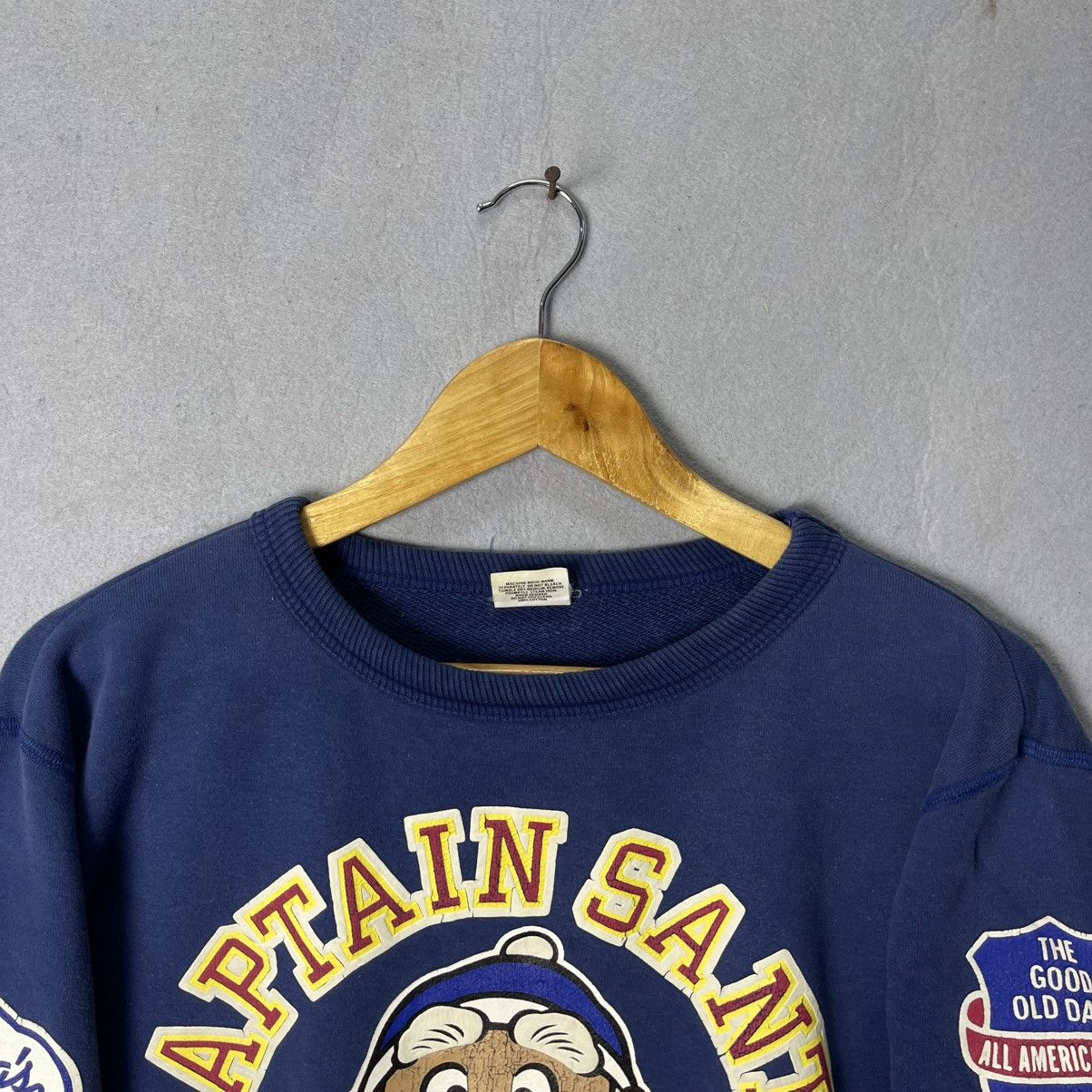 Japanese Brand Captain Santa “All My Brand” Patchwork Crewneck Sweatshirt Size US M / EU 48-50 / 2 - 2 Thumbnail