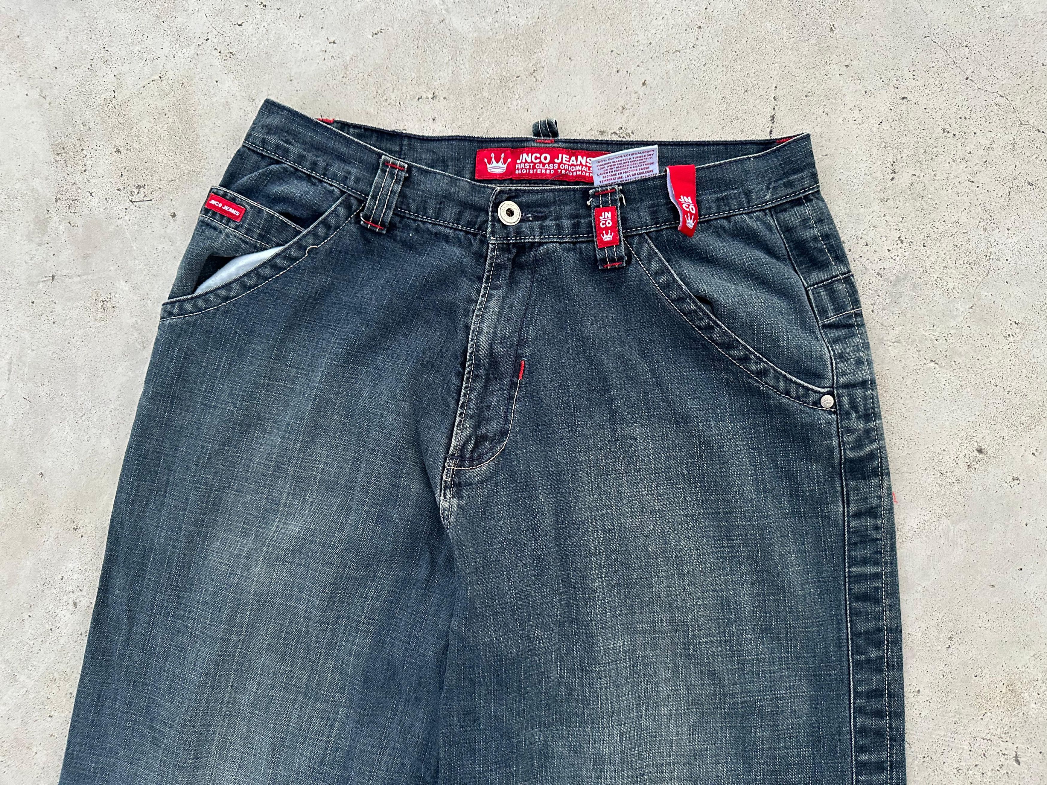 JNCO Vintage Jnco jeans Dragon Wide leg Baggy 34×32 Size US 34 / EU 50 - 7 Thumbnail