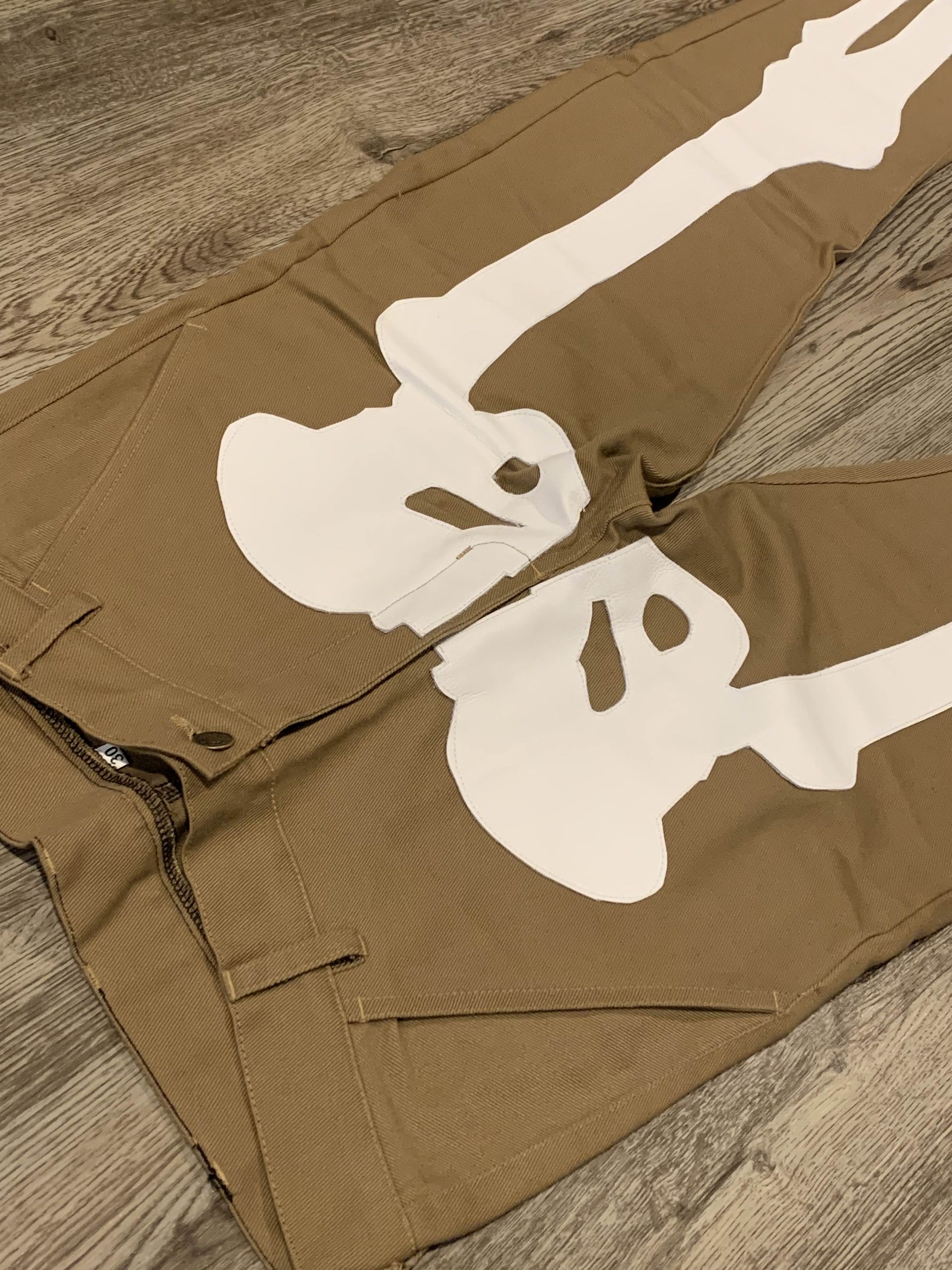 seeingDEADpeople seeingDEADpeople Khaki Denim/Jeans Size US 30 / EU 46 - 2 Thumbnail