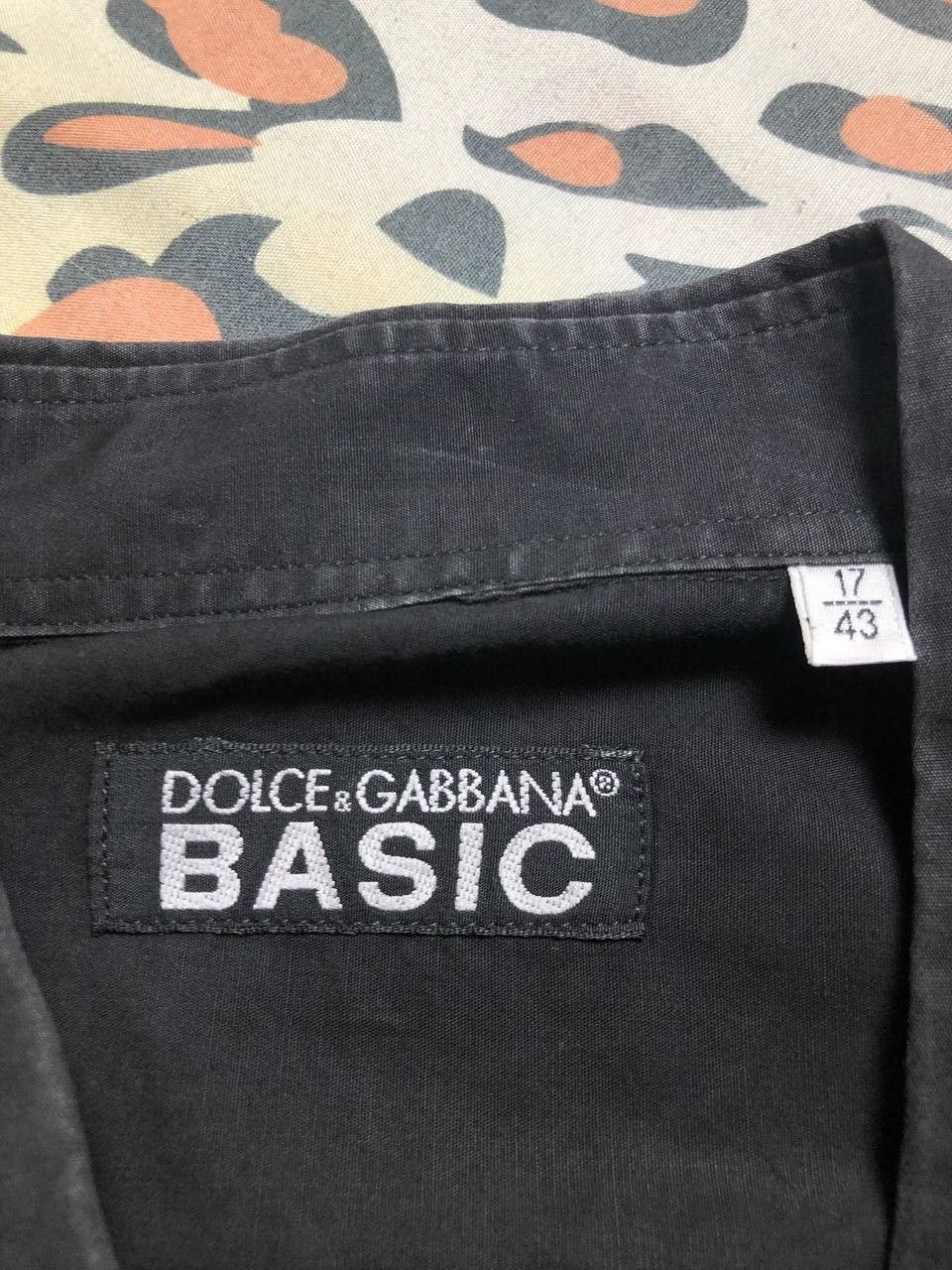 Dolce & Gabbana Dolce & Gabbana Gold Black Basic Shirt Size L Luxury Size US L / EU 52-54 / 3 - 2 Thumbnail