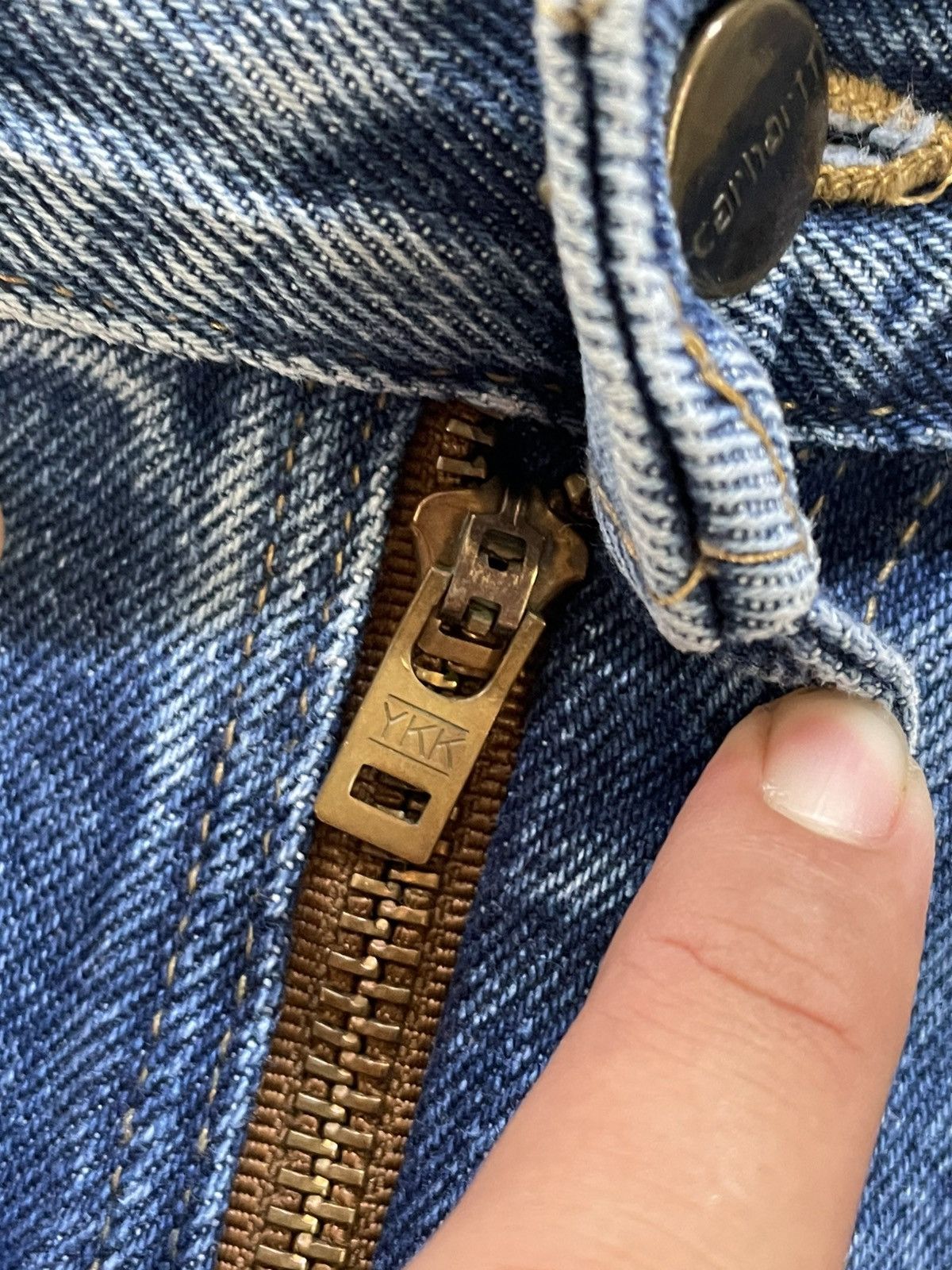 Carhartt Carhartt Jeans Denim Pant Carpenter - B23 DST 40x32 Size US 38 / EU 54 - 11 Thumbnail