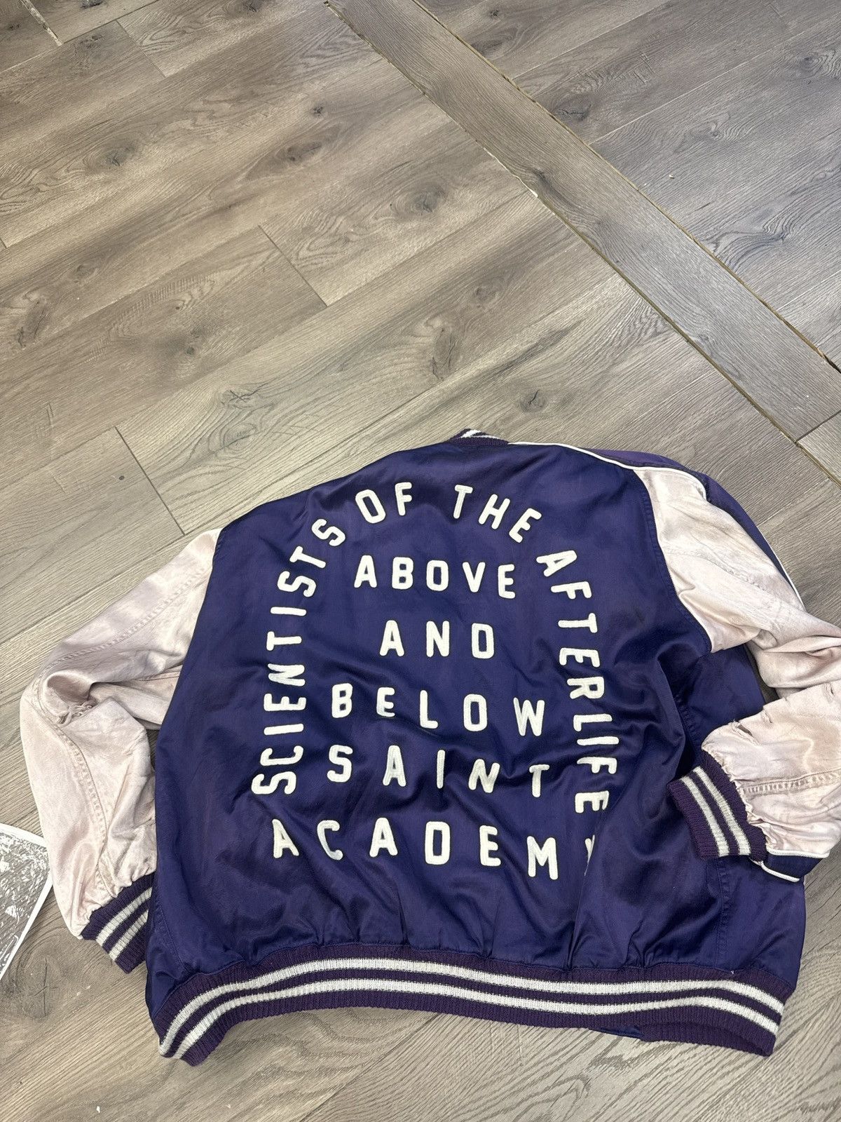 Saint Michael Saint Michael Sherman stadium jacket purple medium Size US M / EU 48-50 / 2 - 2 Thumbnail