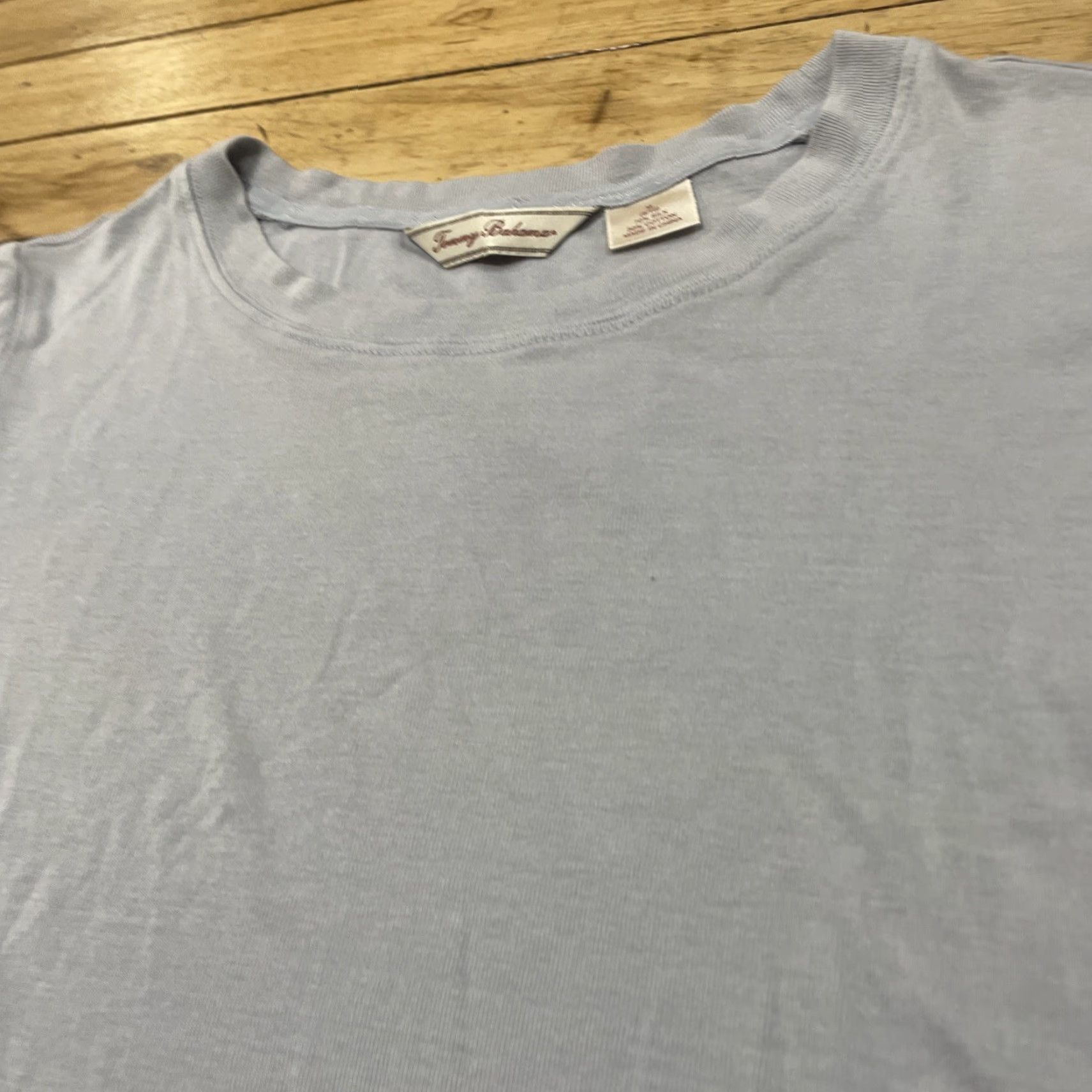 Tommy Bahama Tommy Bahama Silk Top Shirt Women M Light Blue Shimmer Beach 3/4 Sleeve V-Neck Pullover Casual Travel Womens Size M / US 6-8 / IT 42-44 - 5 Thumbnail