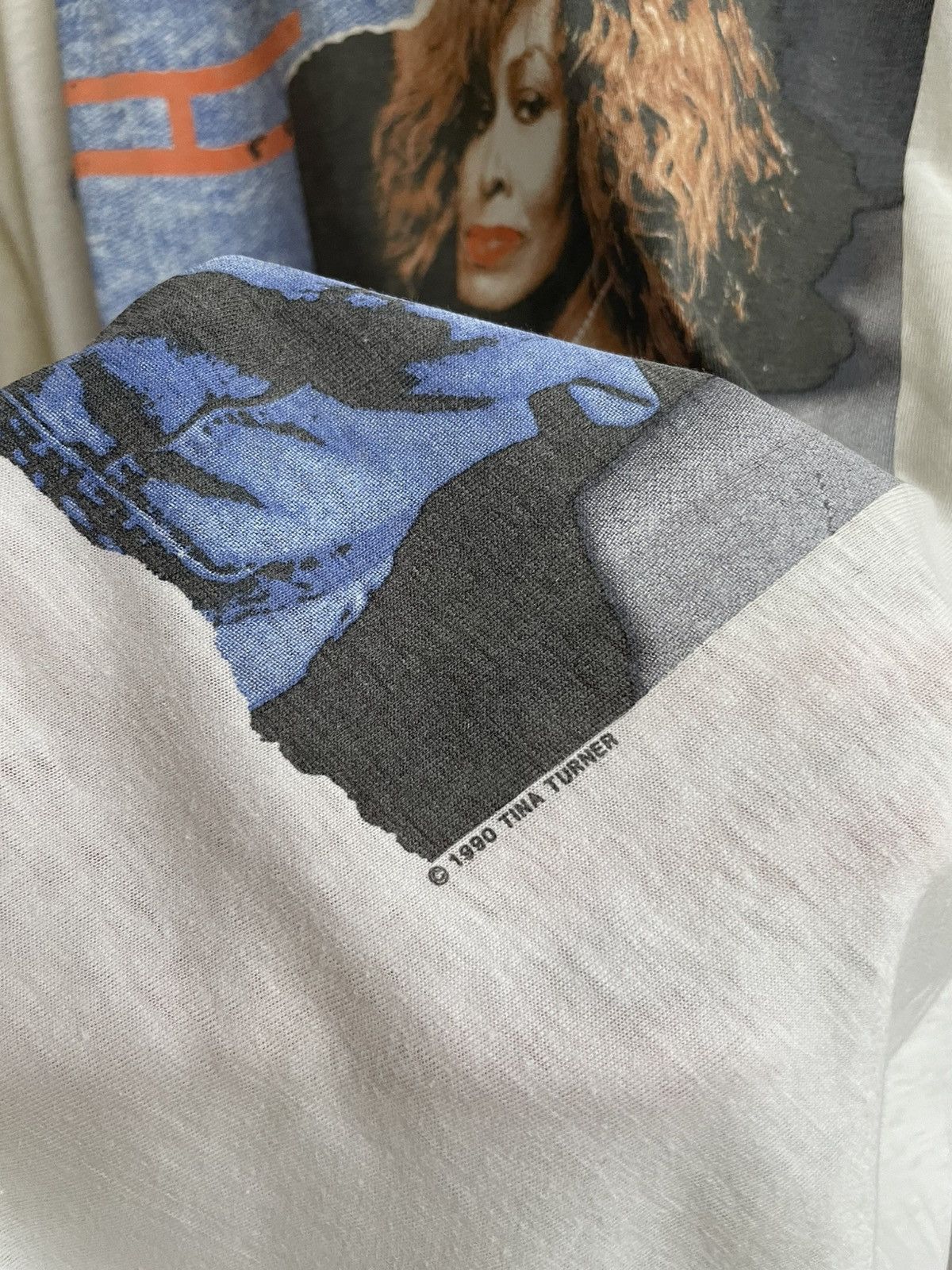 Vintage Tina Turner 1990 Vintage Tour 90s T Shirt Tee Shirt Size US XL / EU 56 / 4 - 7 Thumbnail