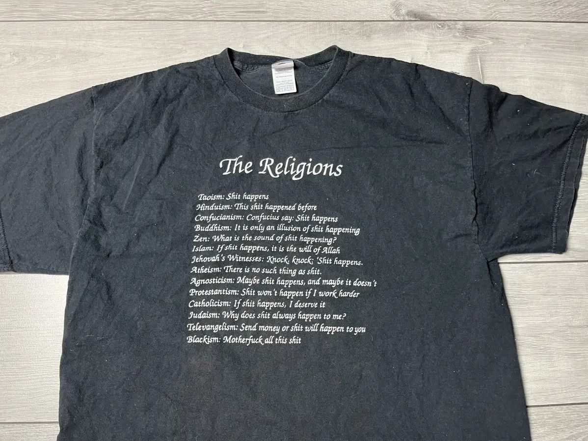 Band Tees Vintage the Religion T-shirt size XLarge Size US XL / EU 56 / 4 - 3 Thumbnail