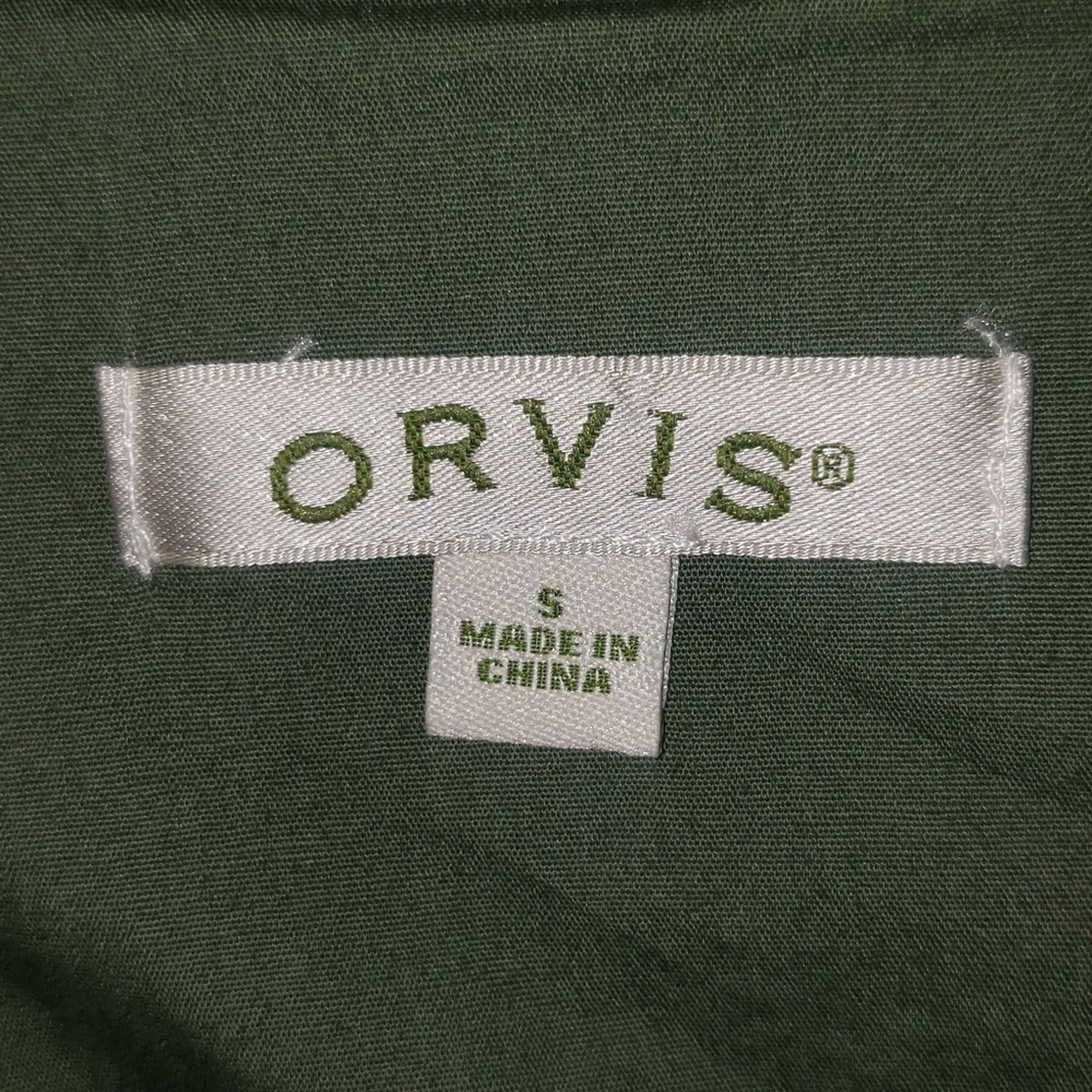 Orvis Orvis Drawstring waist Cotton Button Shacket Jacket Olive Sm Size S / US 4 / IT 40 - 9 Thumbnail