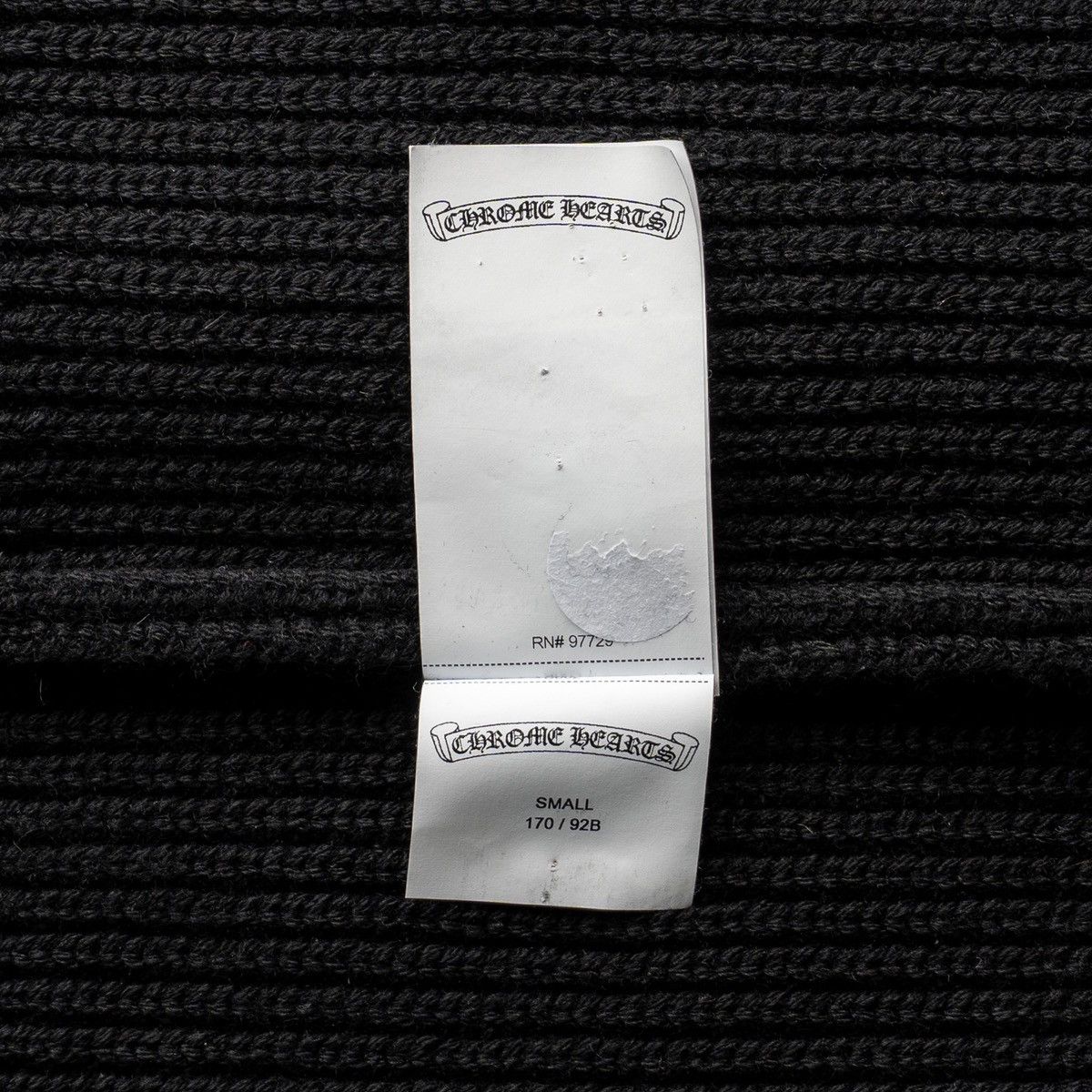 Chrome Hearts Leather Cemetery Cross Patch Quarter Zip Sweatshirt Black Size US S / EU 44-46 / 1 - 8 Thumbnail