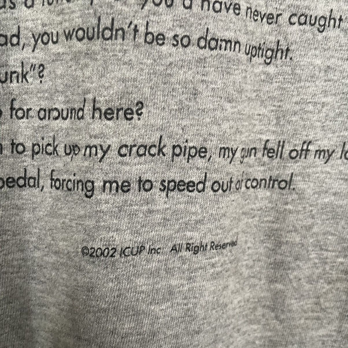 Vintage 2000s Things Not To Say To A Police Officer Humour Tee Size US XXL / EU 58 / 5 - 3 Thumbnail