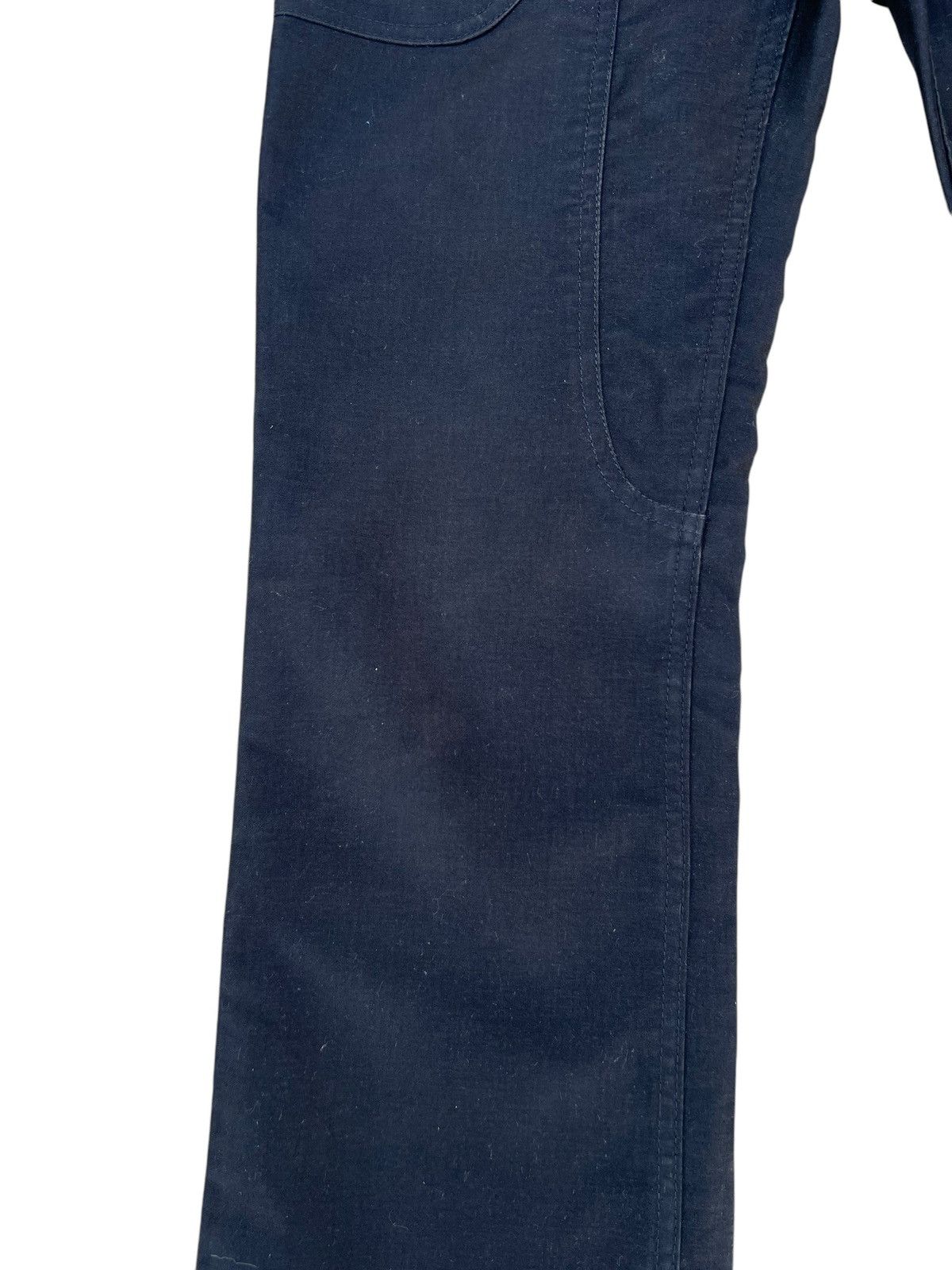 Japanese Brand Phenomenon Japan Fade Black Moleskin Cotton Flare Pant Size US 30 / EU 46 - 8 Thumbnail