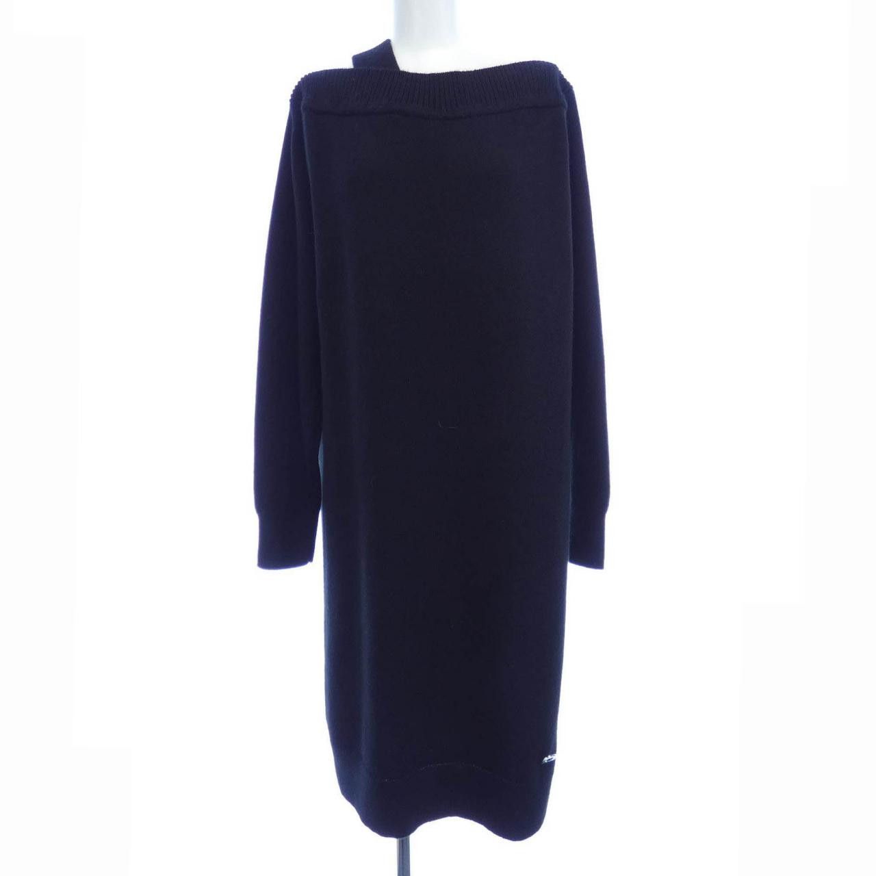 Hermes Hermes Hermès 4H2541D1 Cashmere Dress Textile Dresses DUTY FREE for USA Size ONE SIZE - 1 Thumbnail