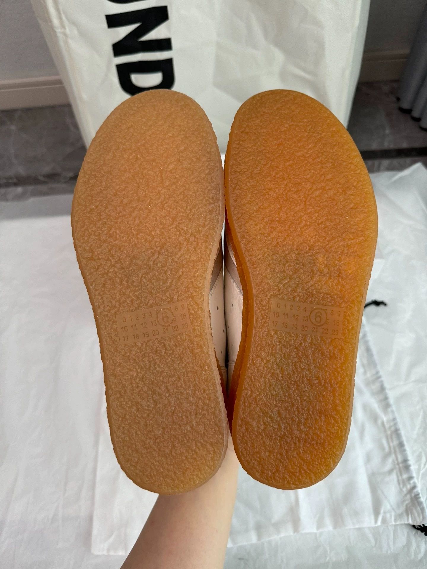 Maison Margiela MM6 Maison Margiela Court Trainer white women's low-top Size US 6.5 / IT 36.5 - 5 Thumbnail