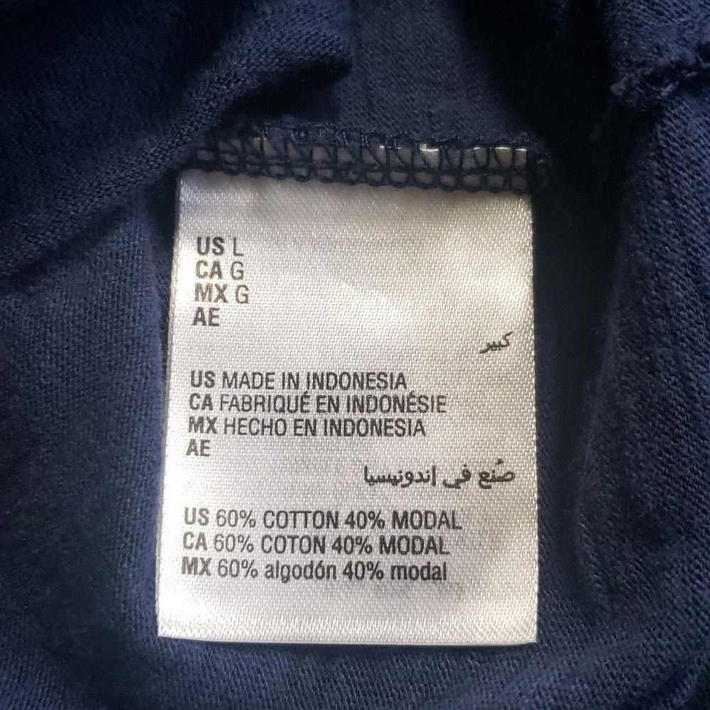 Designer CT558 I.N.C. Ladies Navy T-shirt Top L Size L / US 10 / IT 46 - 6 Thumbnail
