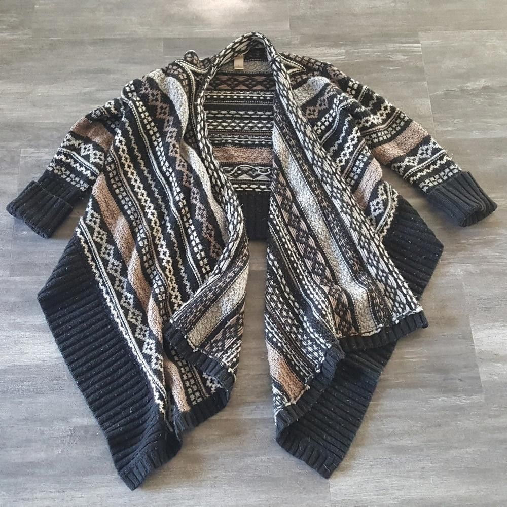 Kendrick Lamar Black Chocolate Kenar Draped Duster Cardigan Size M / US 6-8 / IT 42-44 - 1 Thumbnail